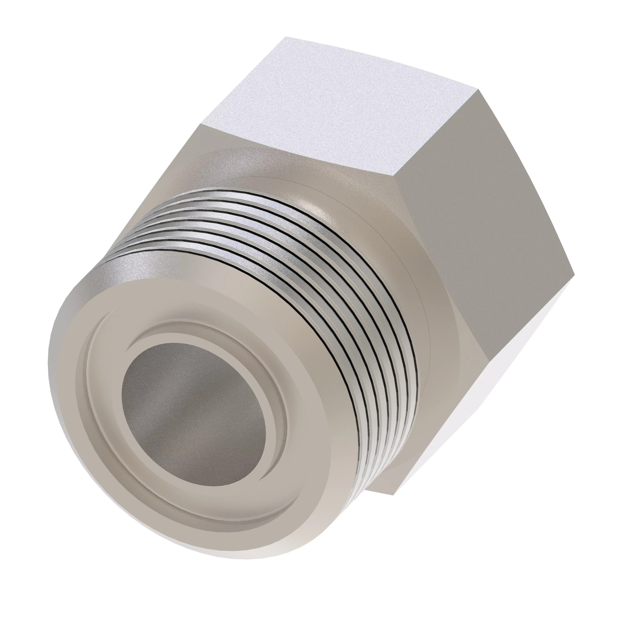 John Deere Straight Braze-Om Male Adapter Fitting - 38H1154