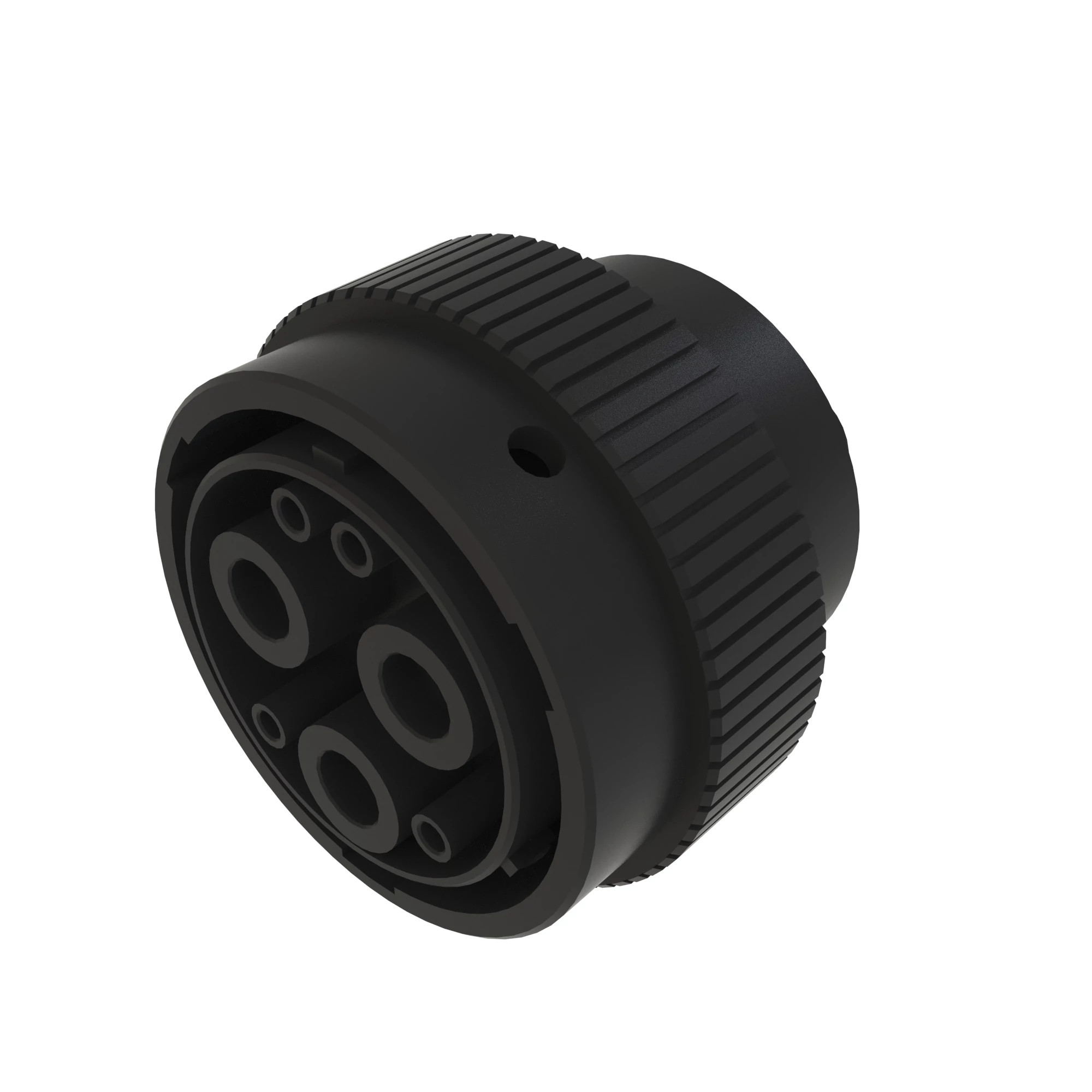 CONN DEUTSCH HDP20 7W MS BLK PLSTC