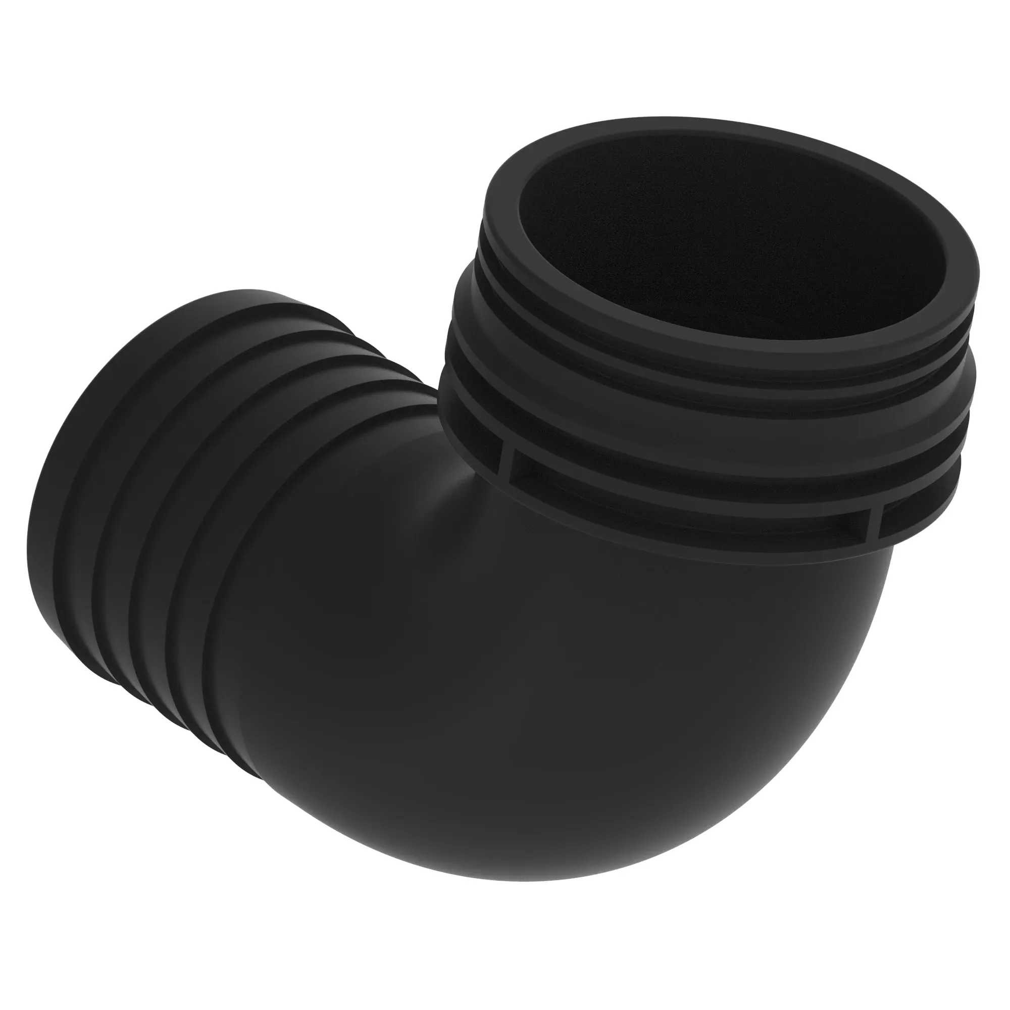 HOSE FITTING, 3" 90 DEG ELBOW BARB