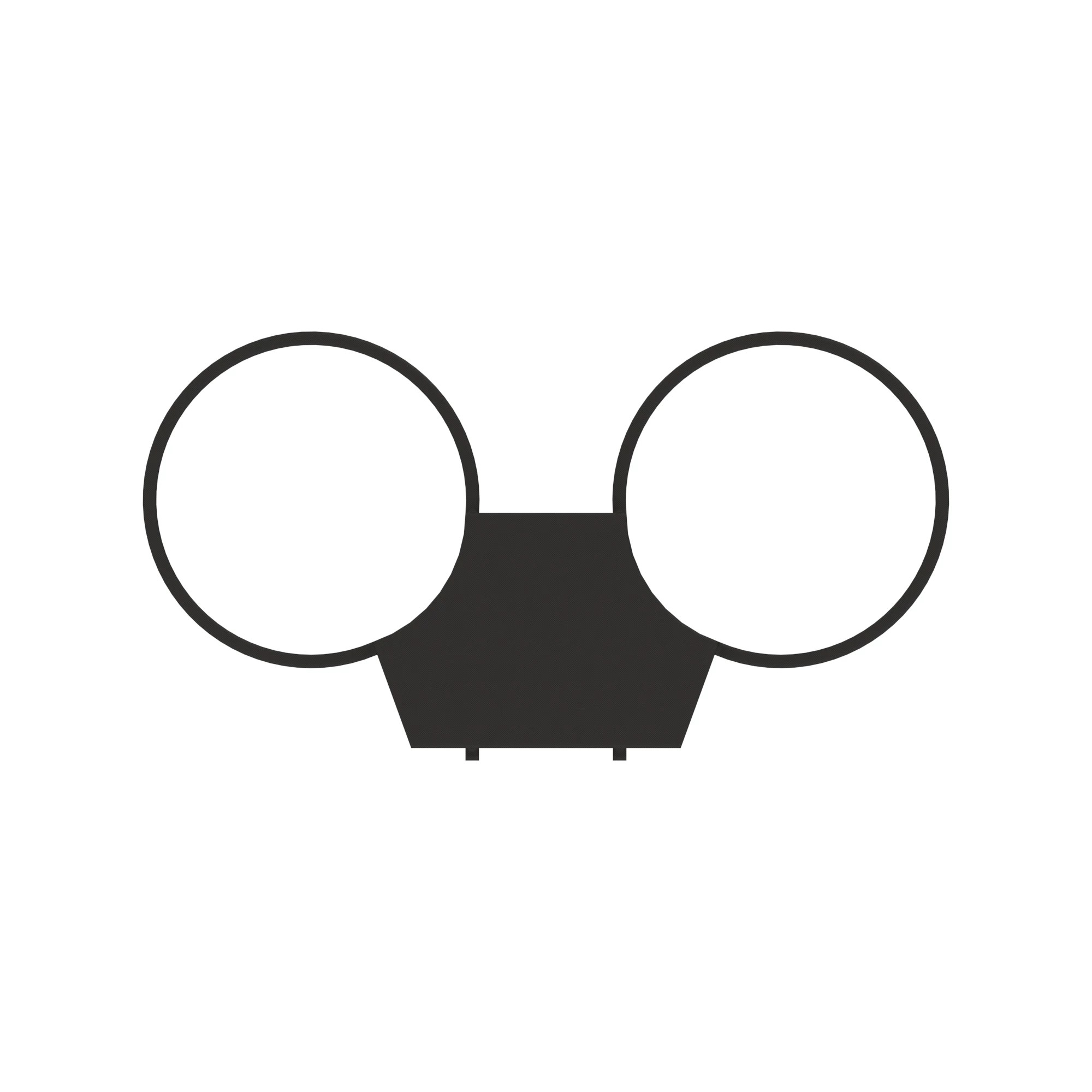 CLAMP, DUAL CABLE TIE