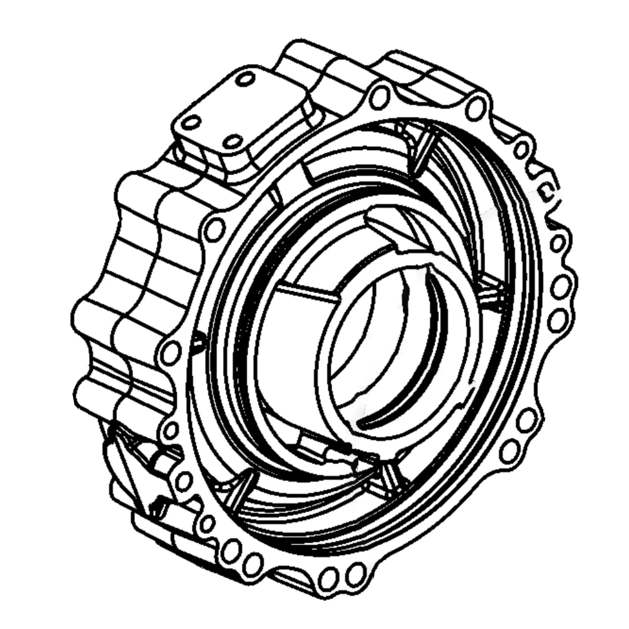 John Deere Park Brake Housing Flange - LW11490739