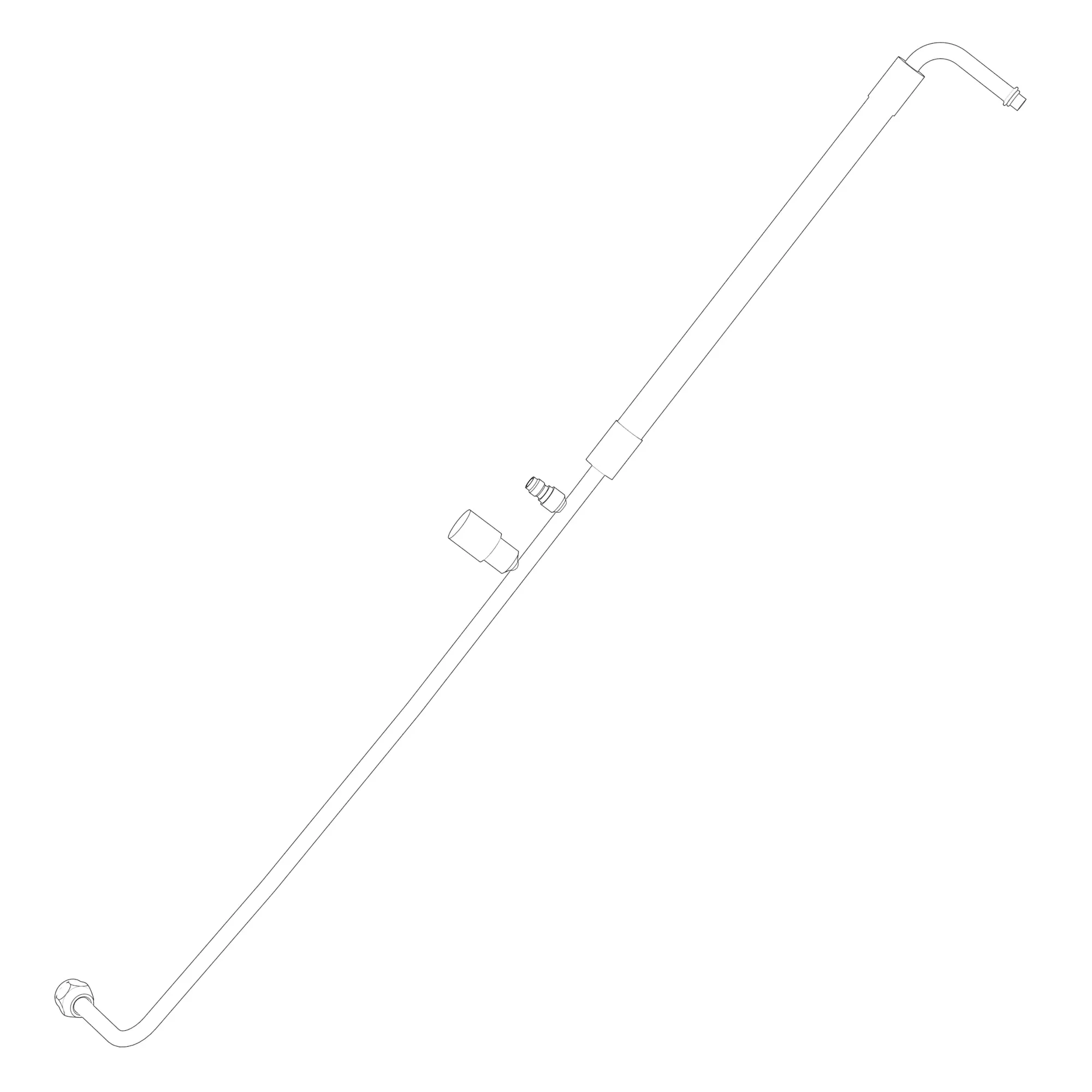 HOSE, AIR CONDITIONING DRYER TO EXPANSION VALVE
