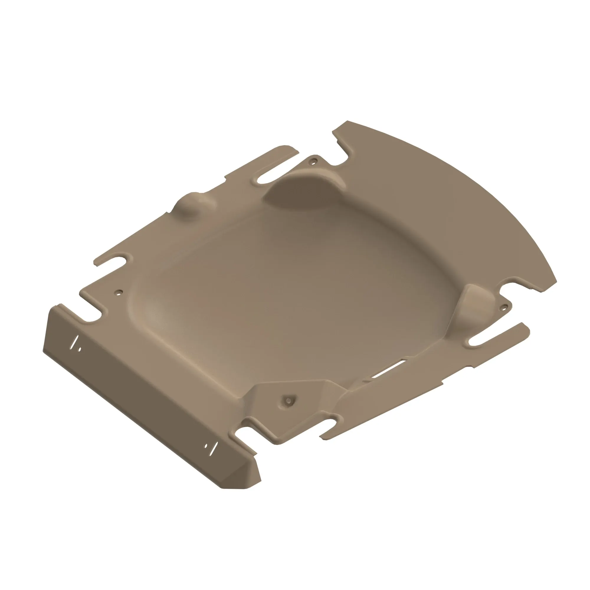 HEADLINER,  CAB W/O RADIO CUTOUT, GRAY
