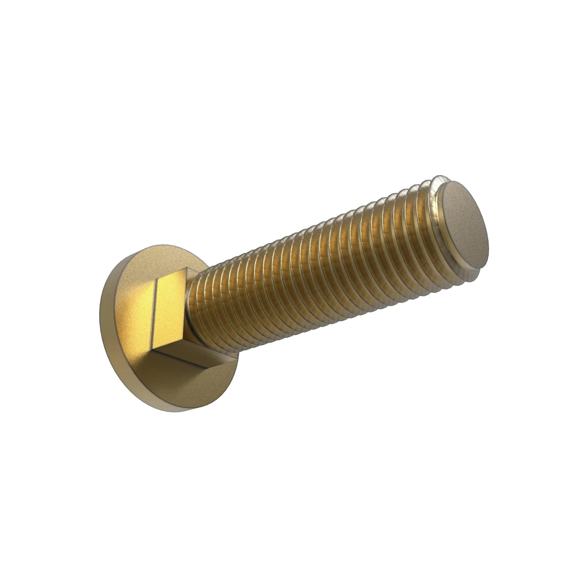 John Deere Round Head Square Bolt, 1/4" X 1-1/8" - 03H2318