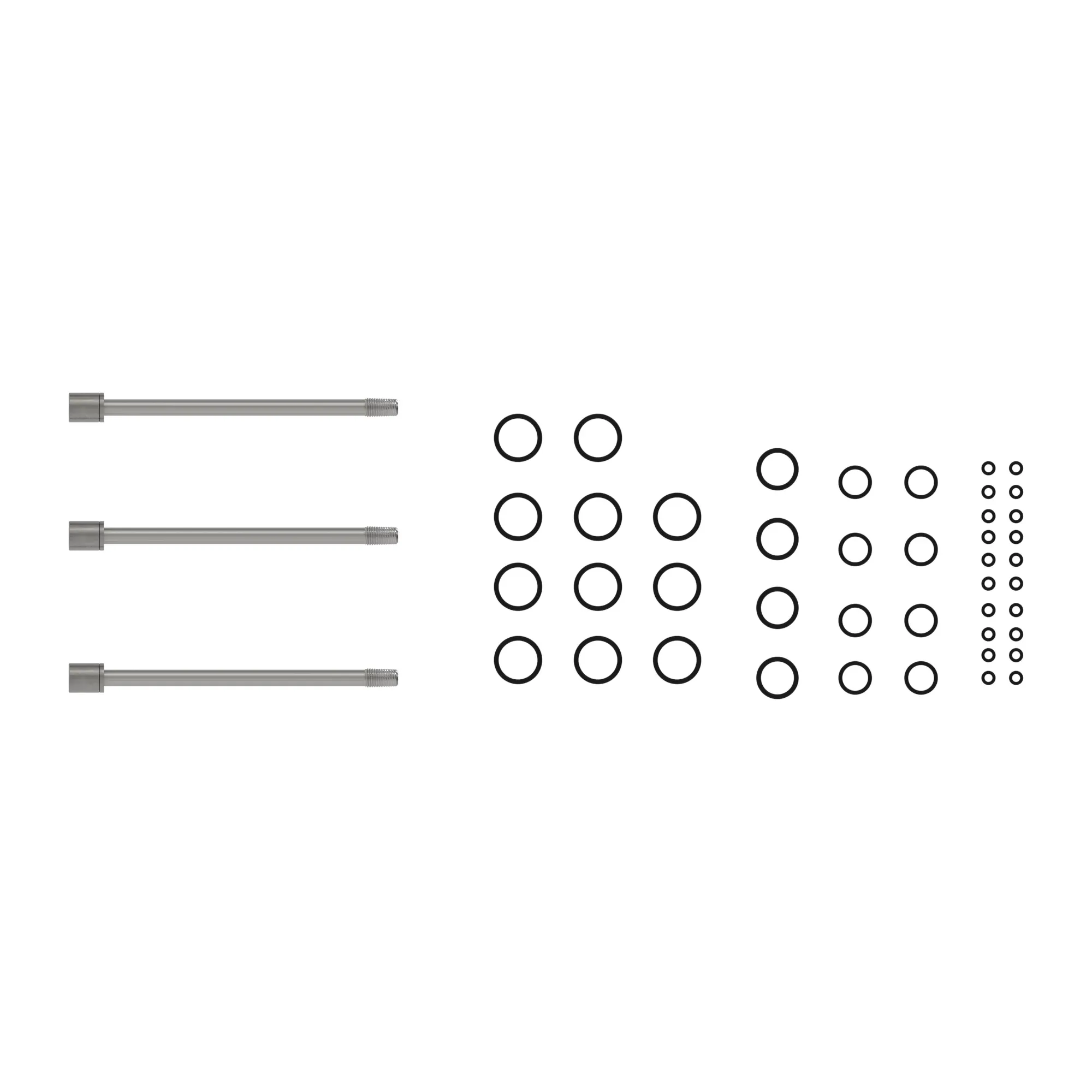 HYDRAULIC EQUIPMENT KIT 3 SECTION ROD AND O RING (PVG100)