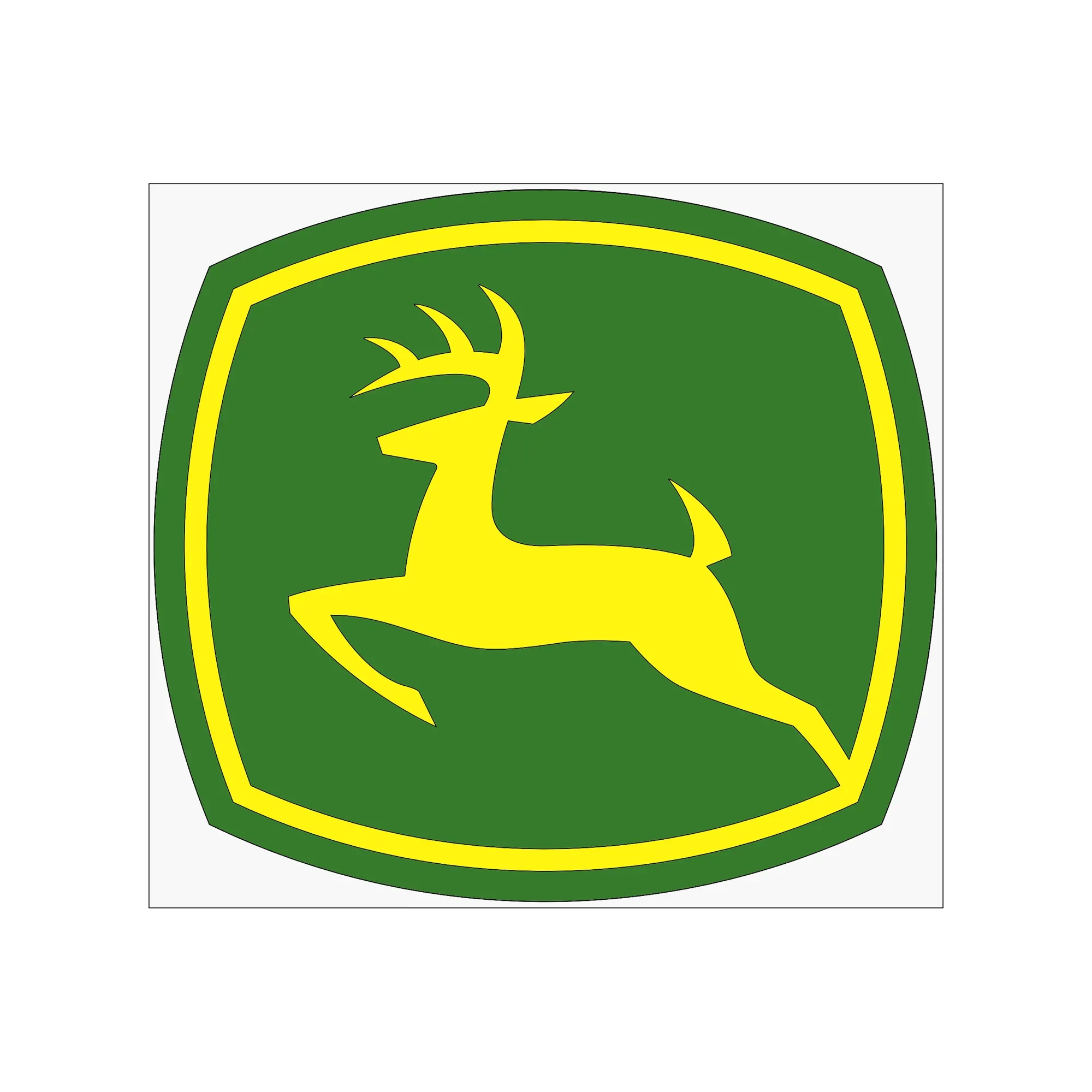 John Deere Leaping Deer Label - F651644