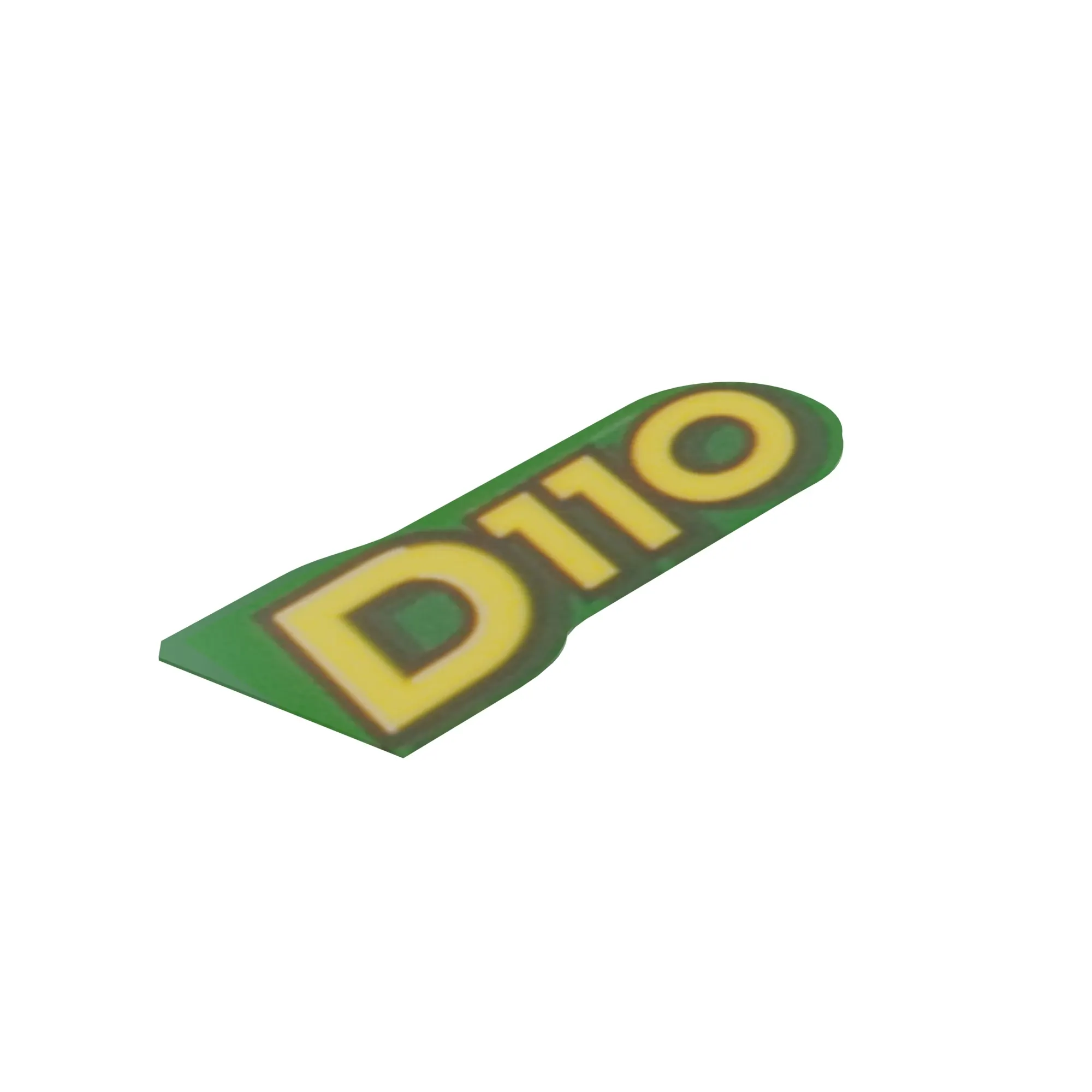 John Deere D110 Model Designator Label - GX23636