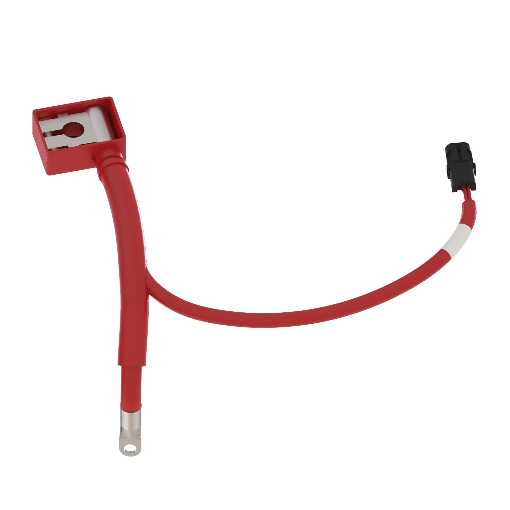 John Deere Positive Battery Cable, Length 303.9 mm - AT415020