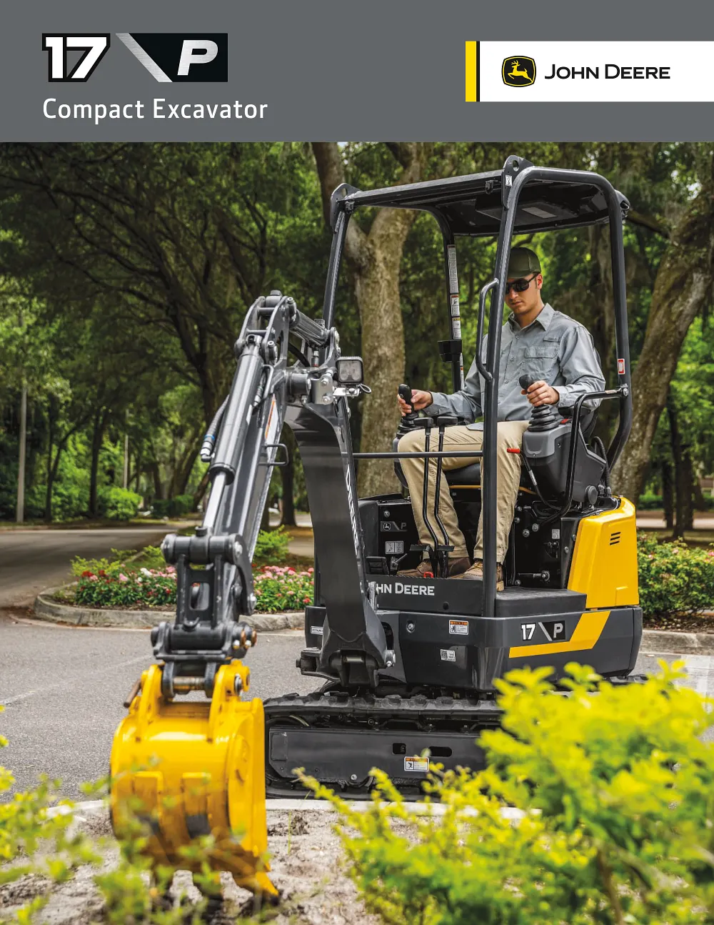 17 P-Tier Compact Excavator Brochure cover
