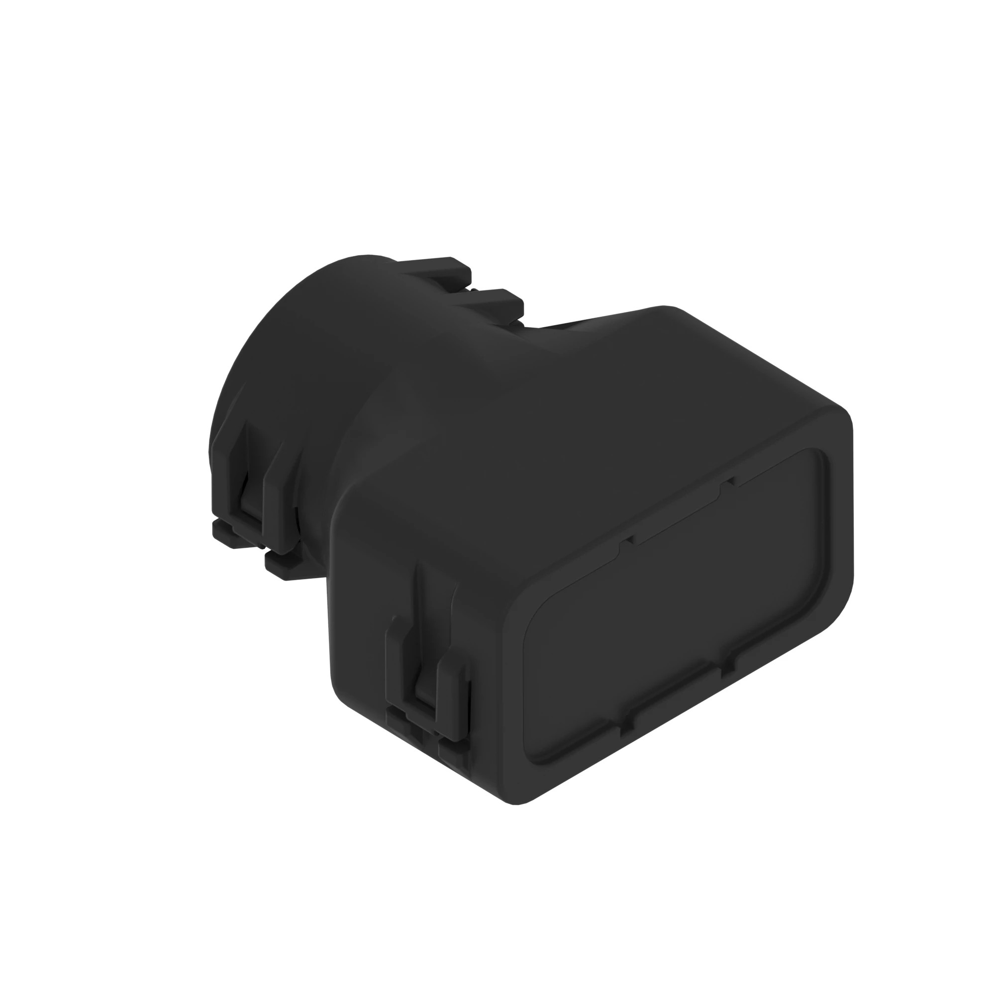 ACCY TYCO AS16 BACKSHELL BLK PLSTC