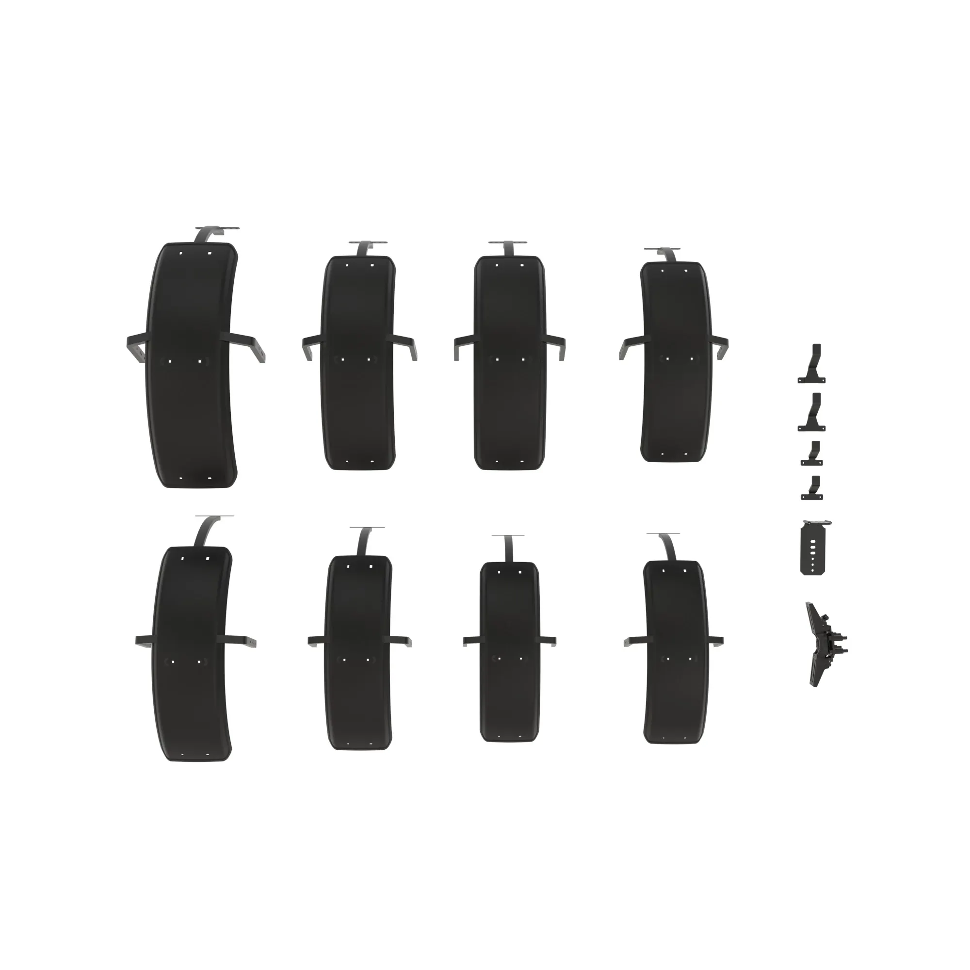 BL16231, A8011; Base support kit front fenders, rigid; Wheels and Tires