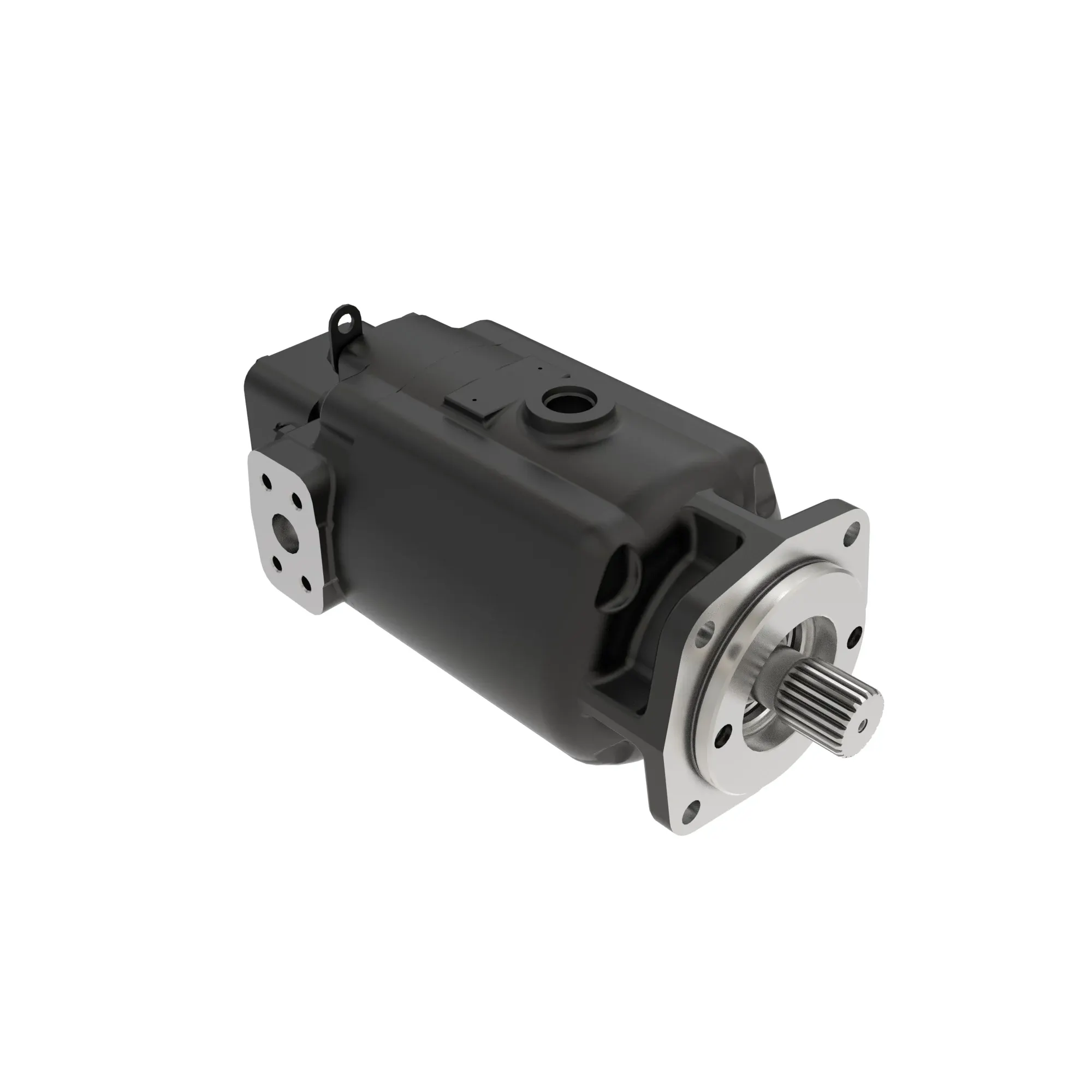 John Deere Basecutter RH Hydraulic Motor with Flushing - AXT14756