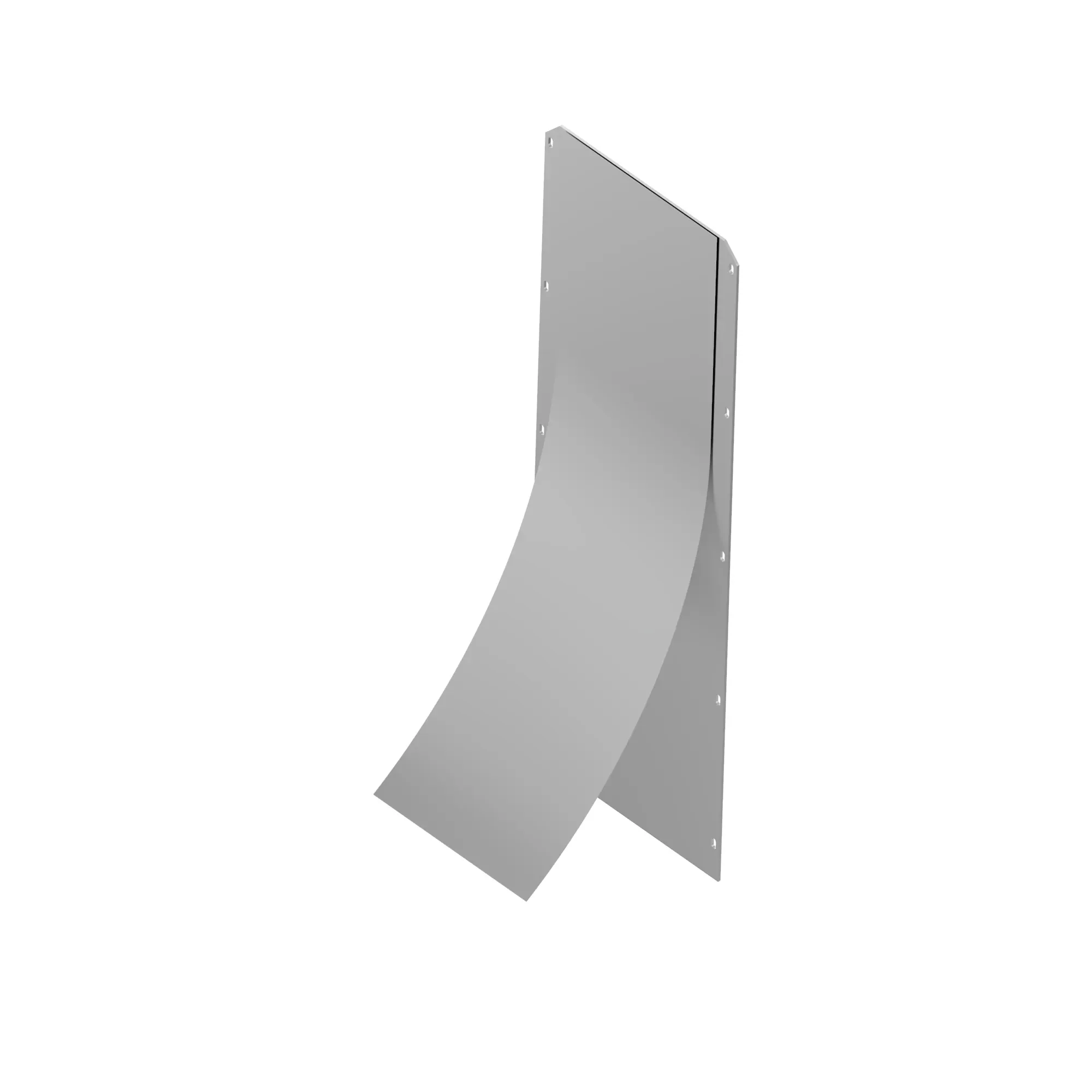 WEAR PLATE, REAR SHEET, FLAT SPOUT