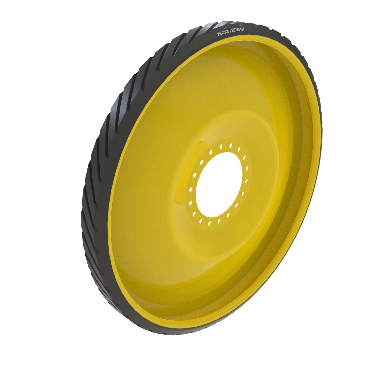 Drive Wheel Assy, 9 X 2 Deere Yel