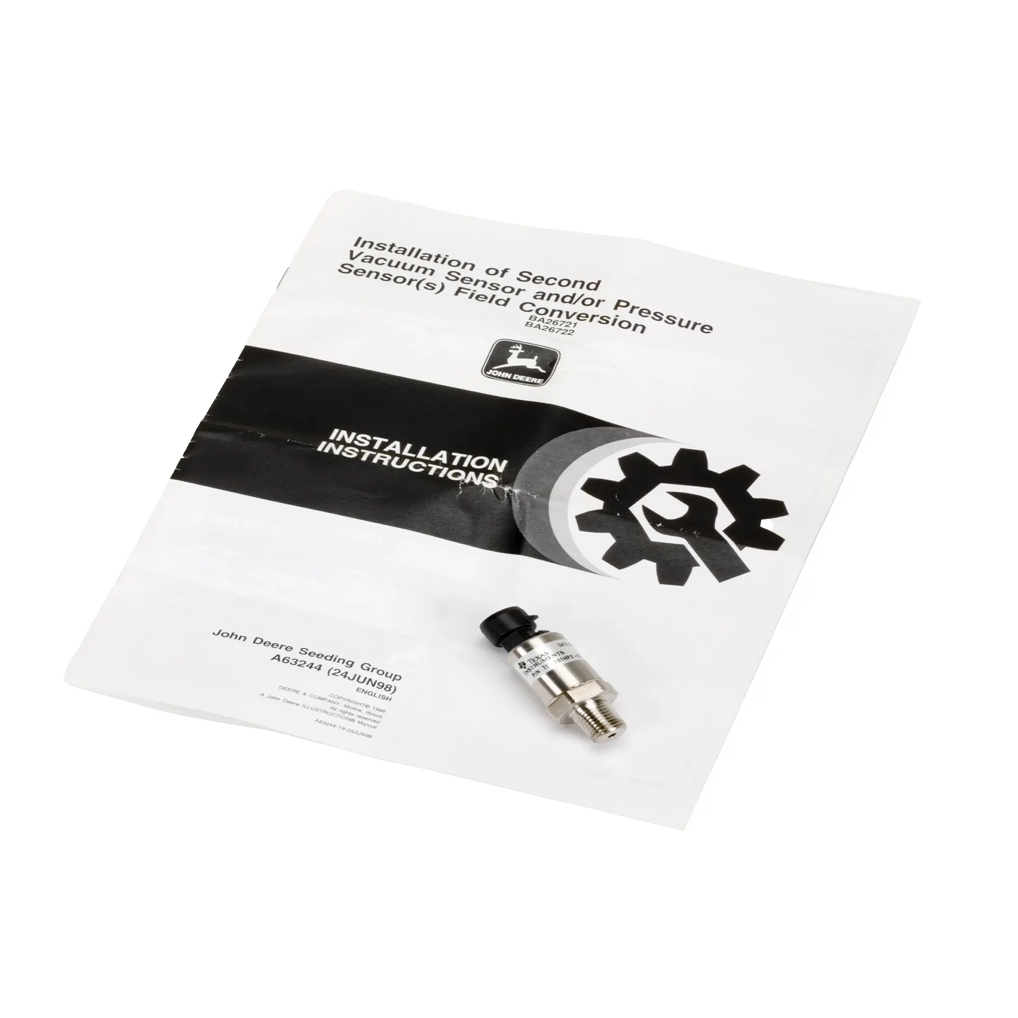 John Deere Liquid Fertilizer Pressure Sensor - BA26721