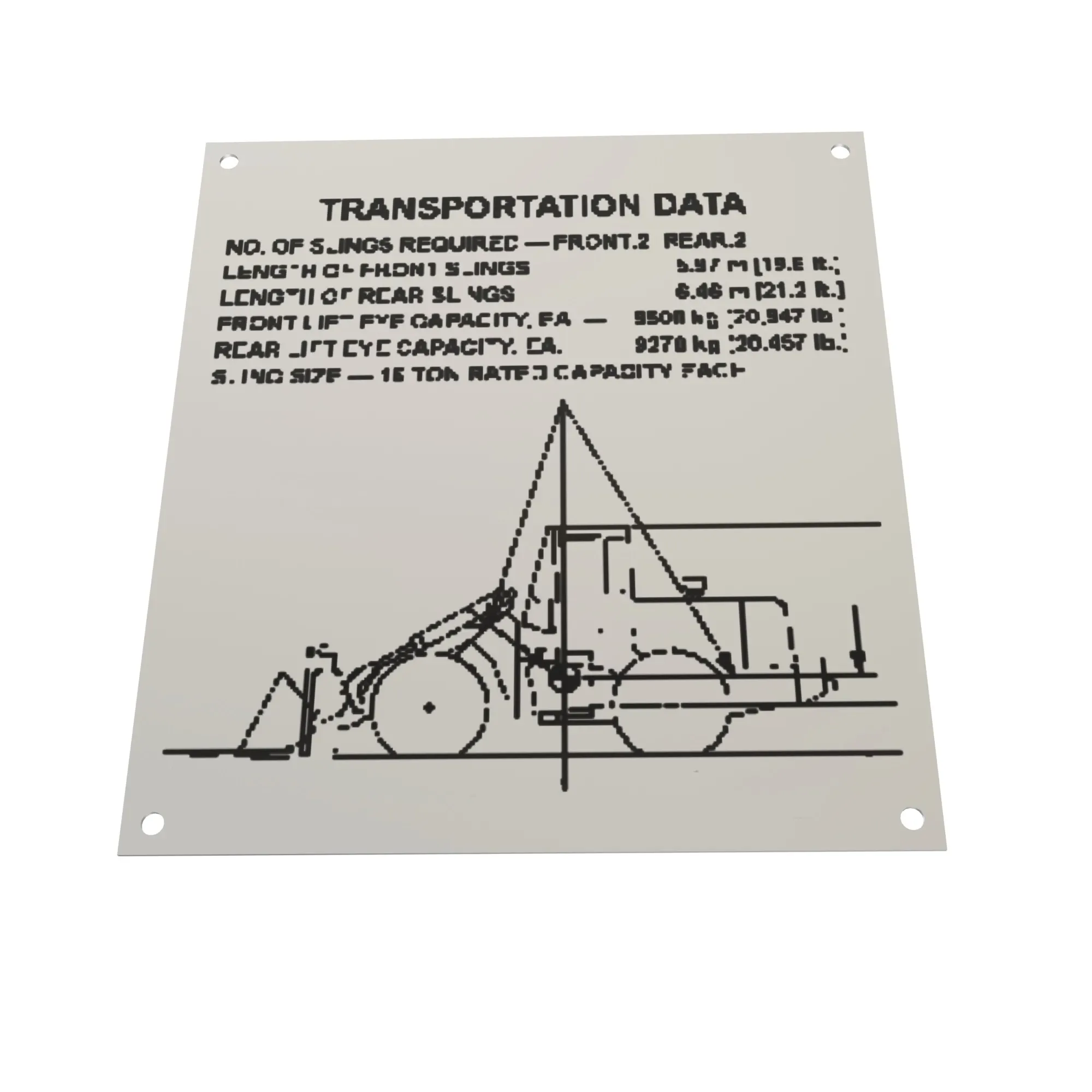 John Deere Identification Plate - T235434