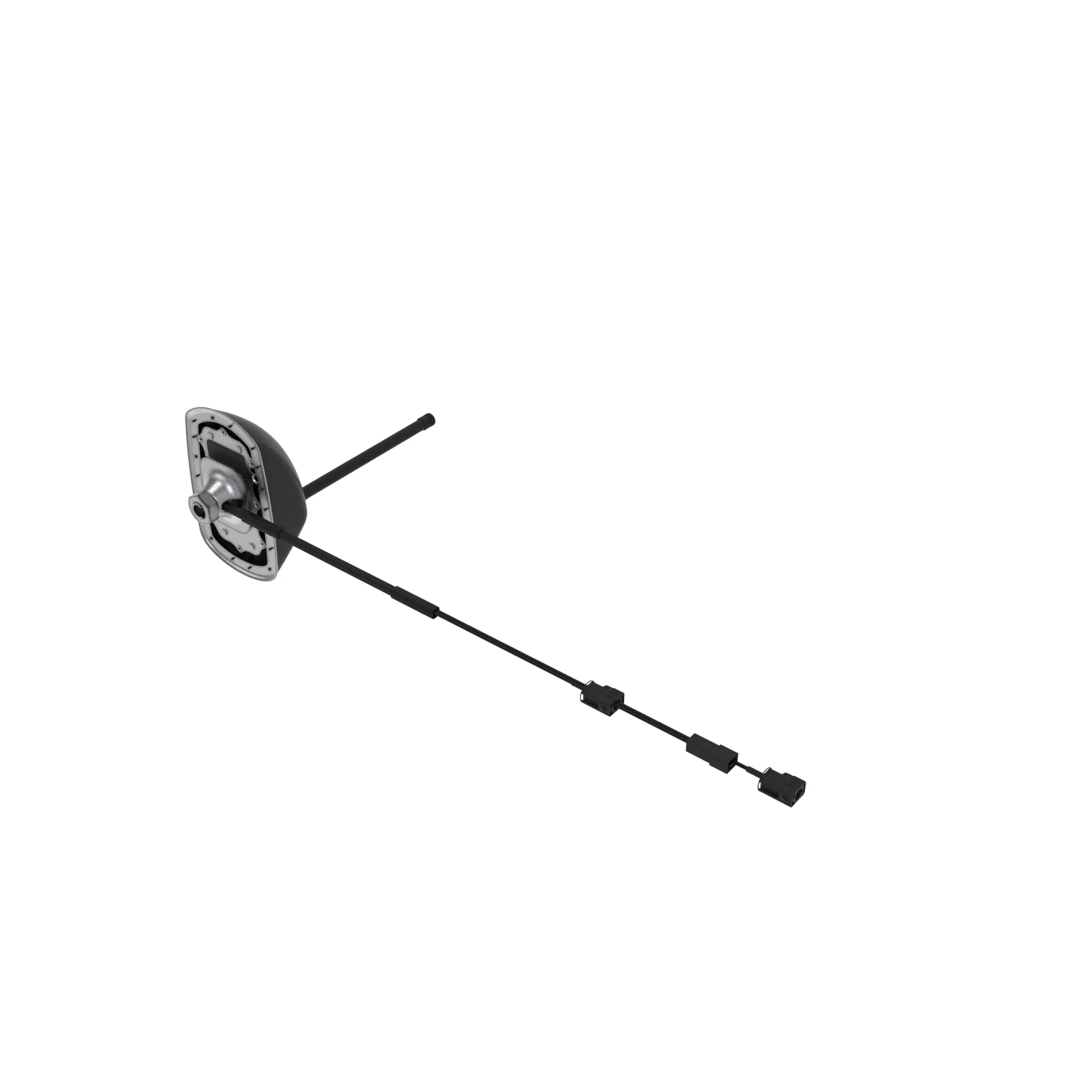Roof mount outside, AM, FM, WX