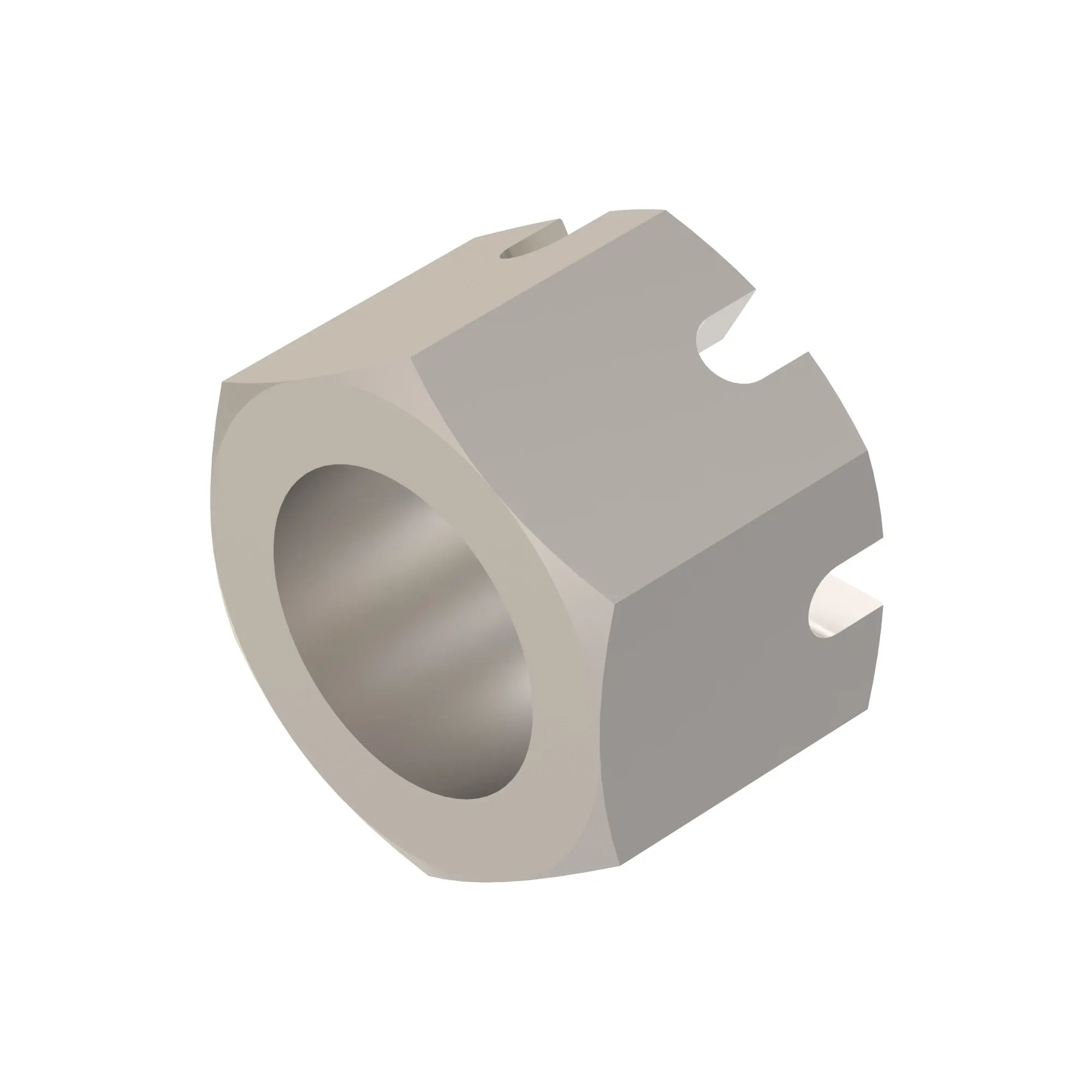 John Deere Hexagonal Slotted Nut, M20 - 14M7188