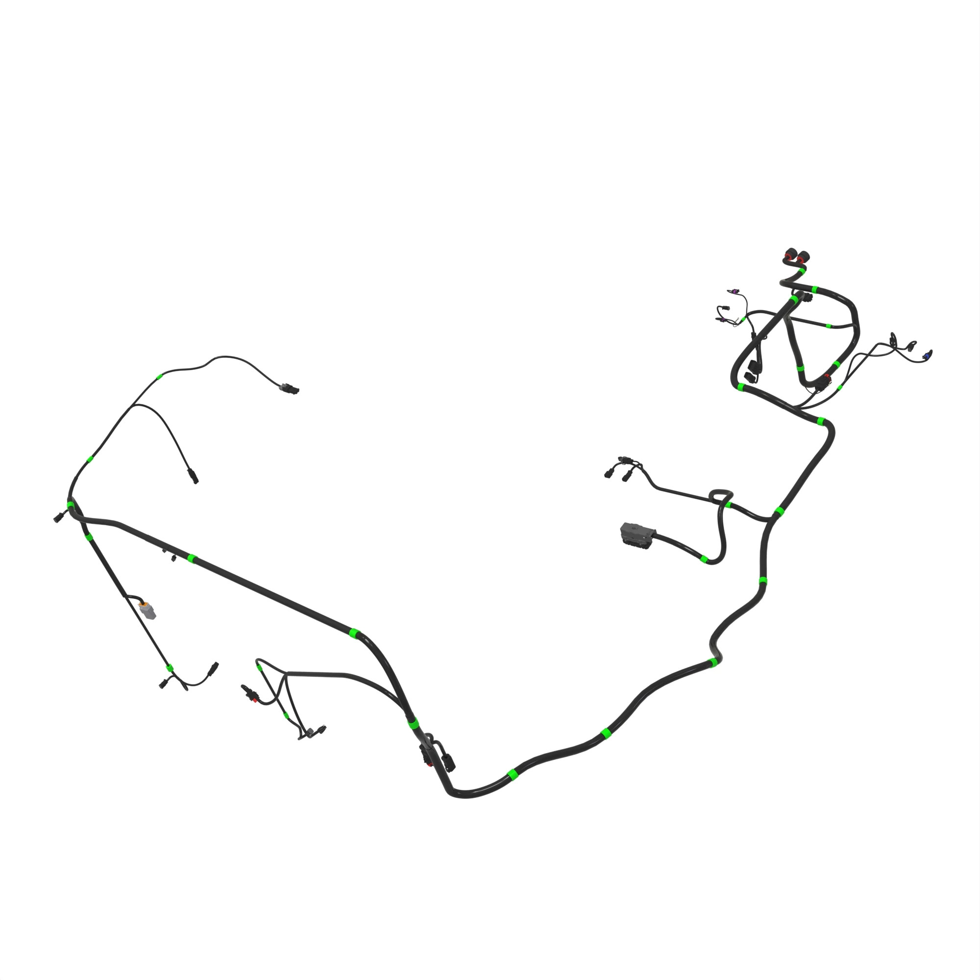 John Deere Right Frame Wiring Harness - AT468768
