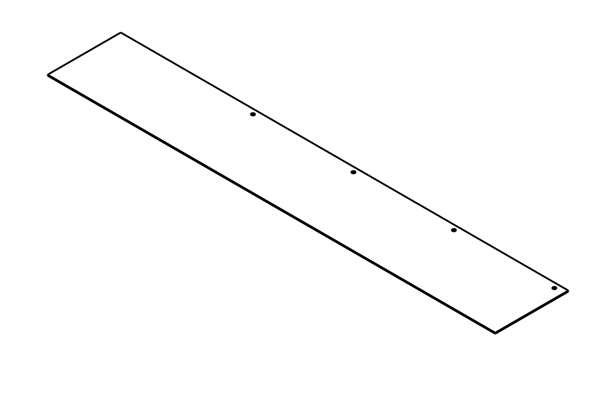 John Deere Rubber Deflector - FH318857
