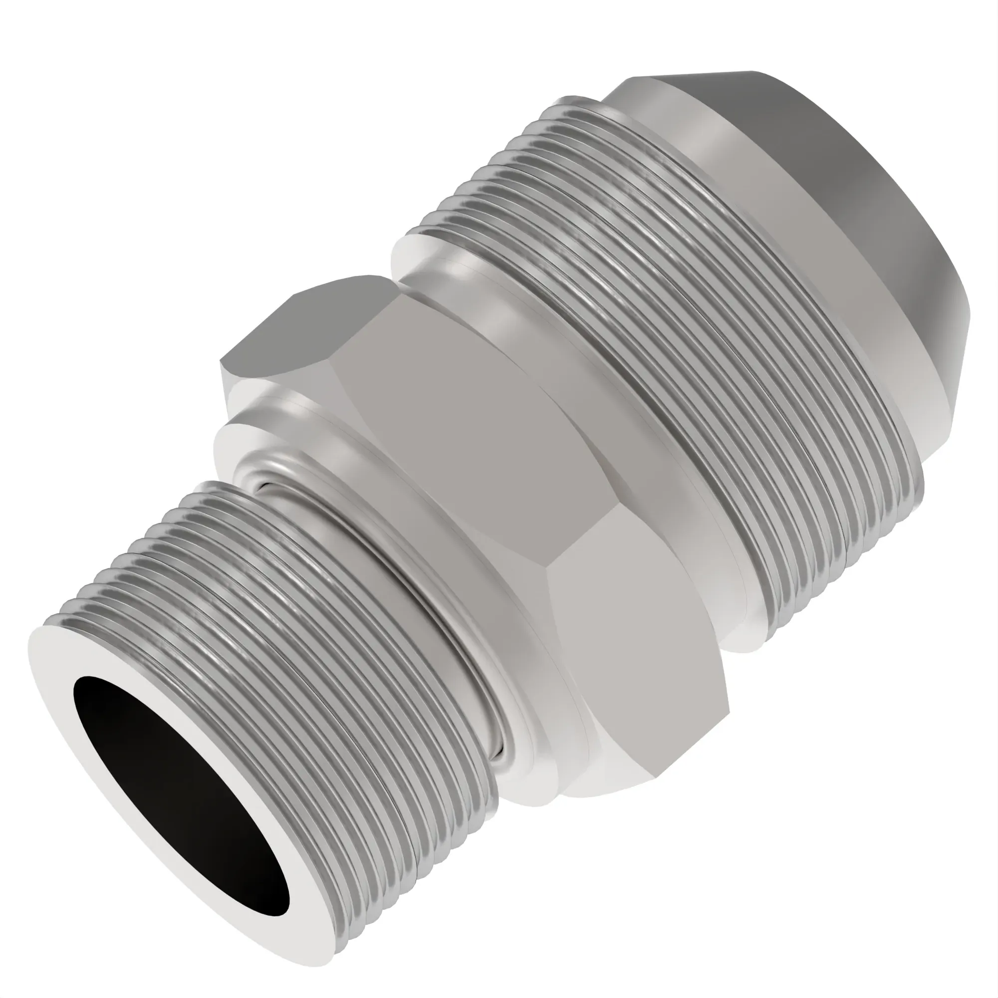 John Deere Adapter Fitting, 37Flare 1-1/16/M22 - WZW0010627