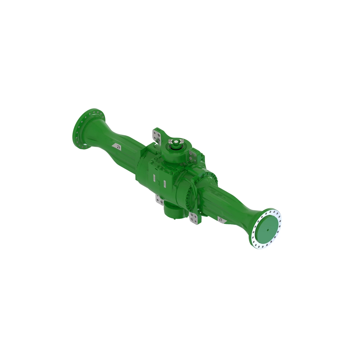 Axle With Differential, Oscillating