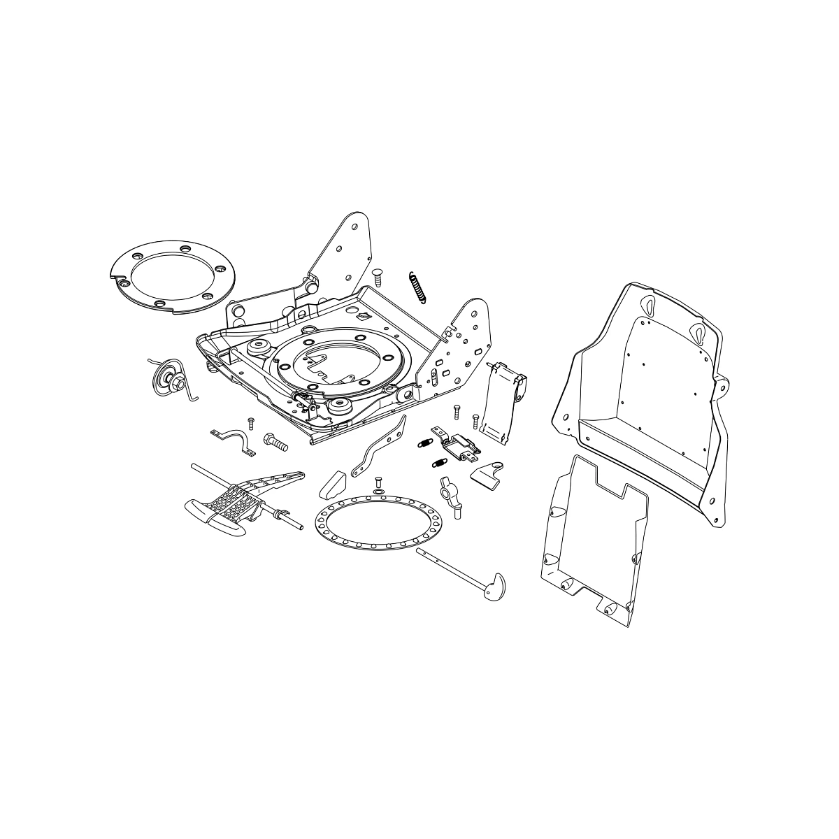 Seat Kit, Seat Support Top W/ Atri