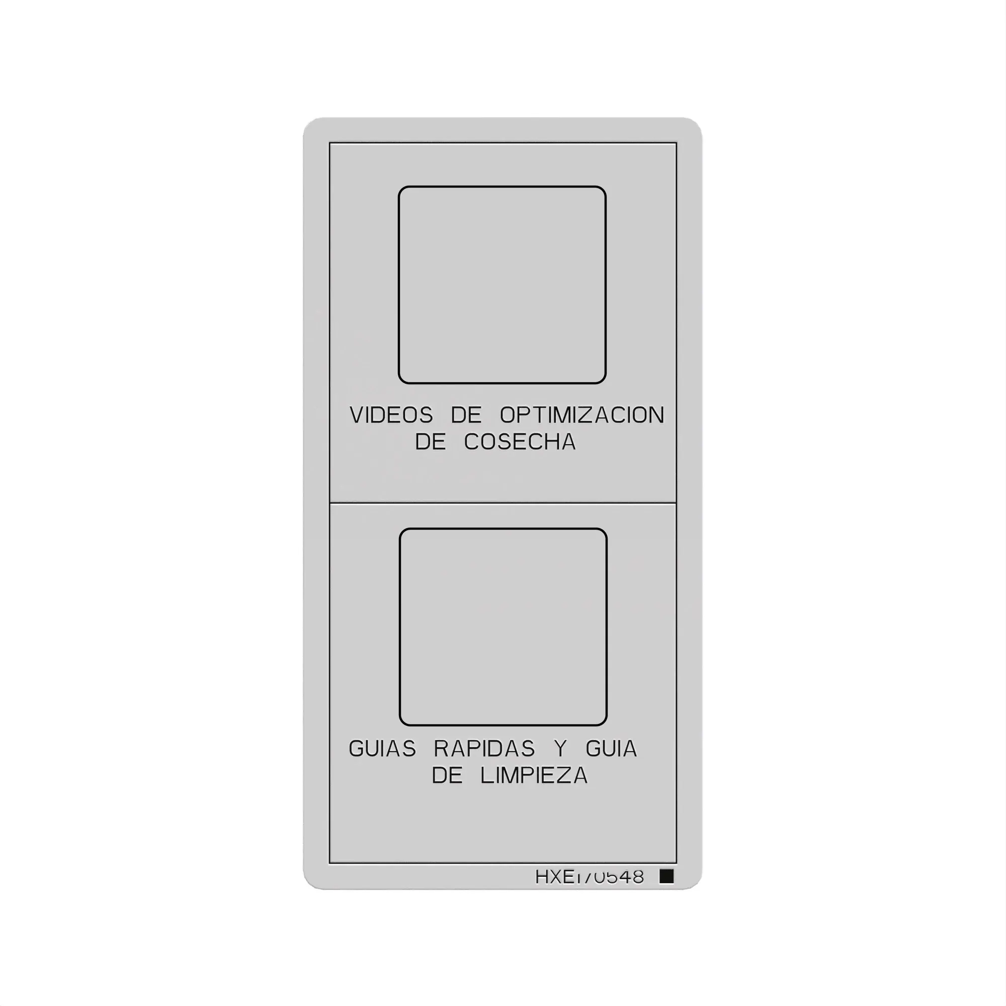 John Deere QR Code Quick Guide - HXE170548