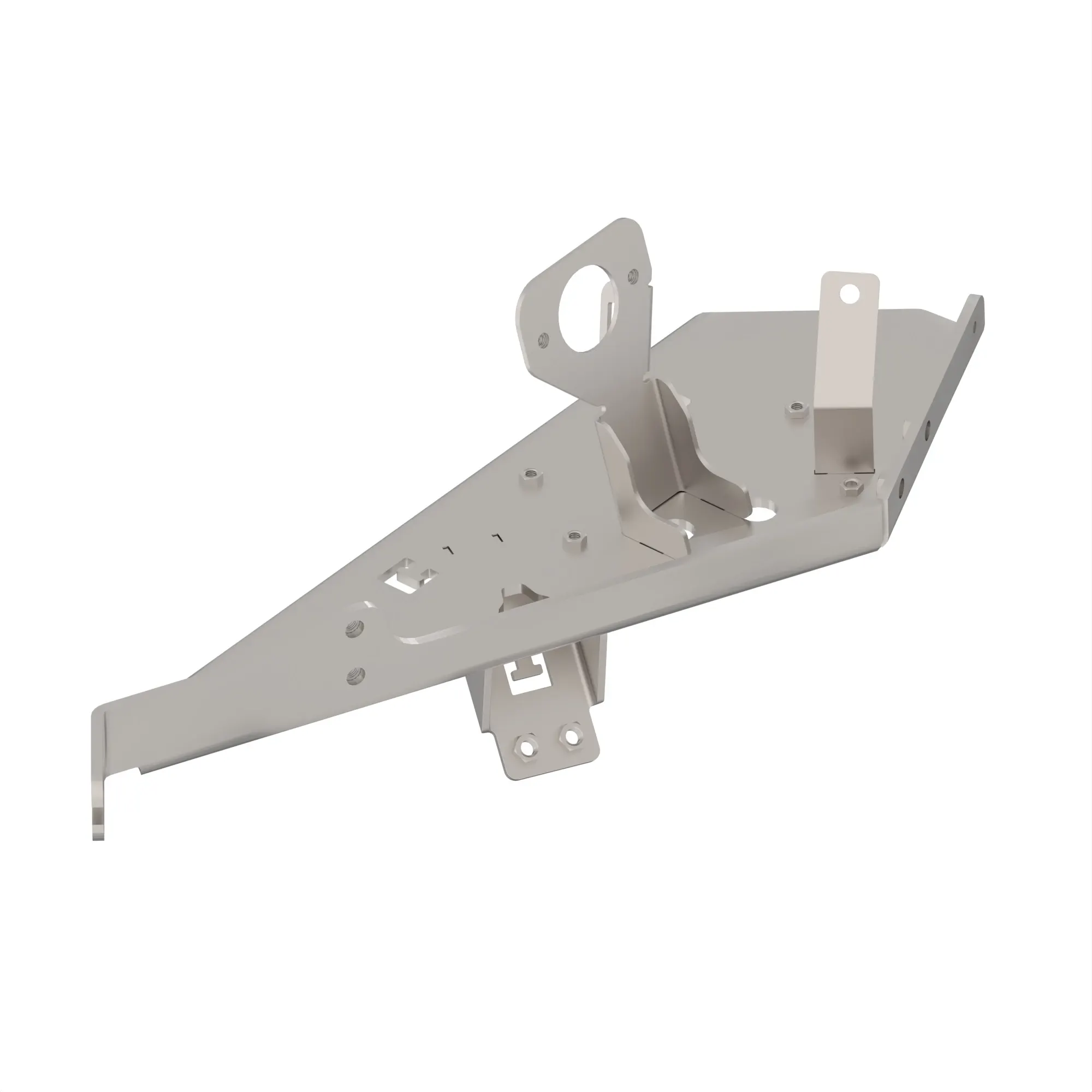 BRACKET, WELDMENT, MONITOR/SSM PLAT