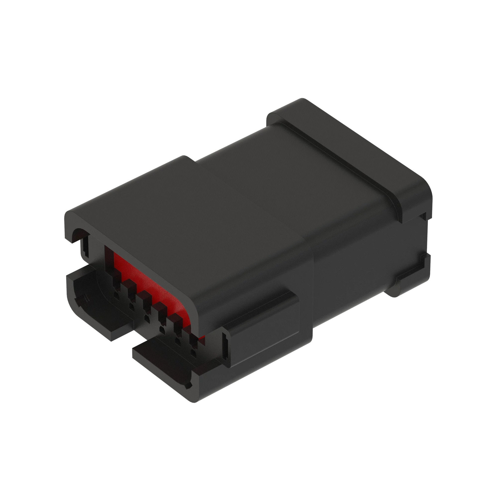 DEUTSCH DT 12W MALE SLD BLK PLST