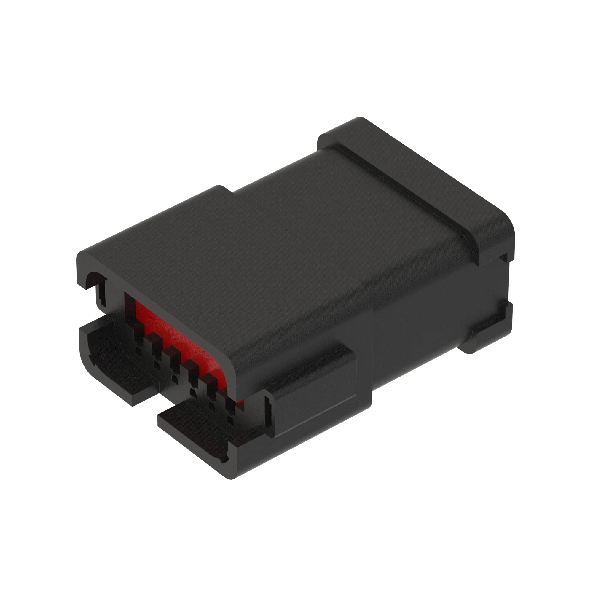 Deutsch Dt 12W Male Sld Blk Plst