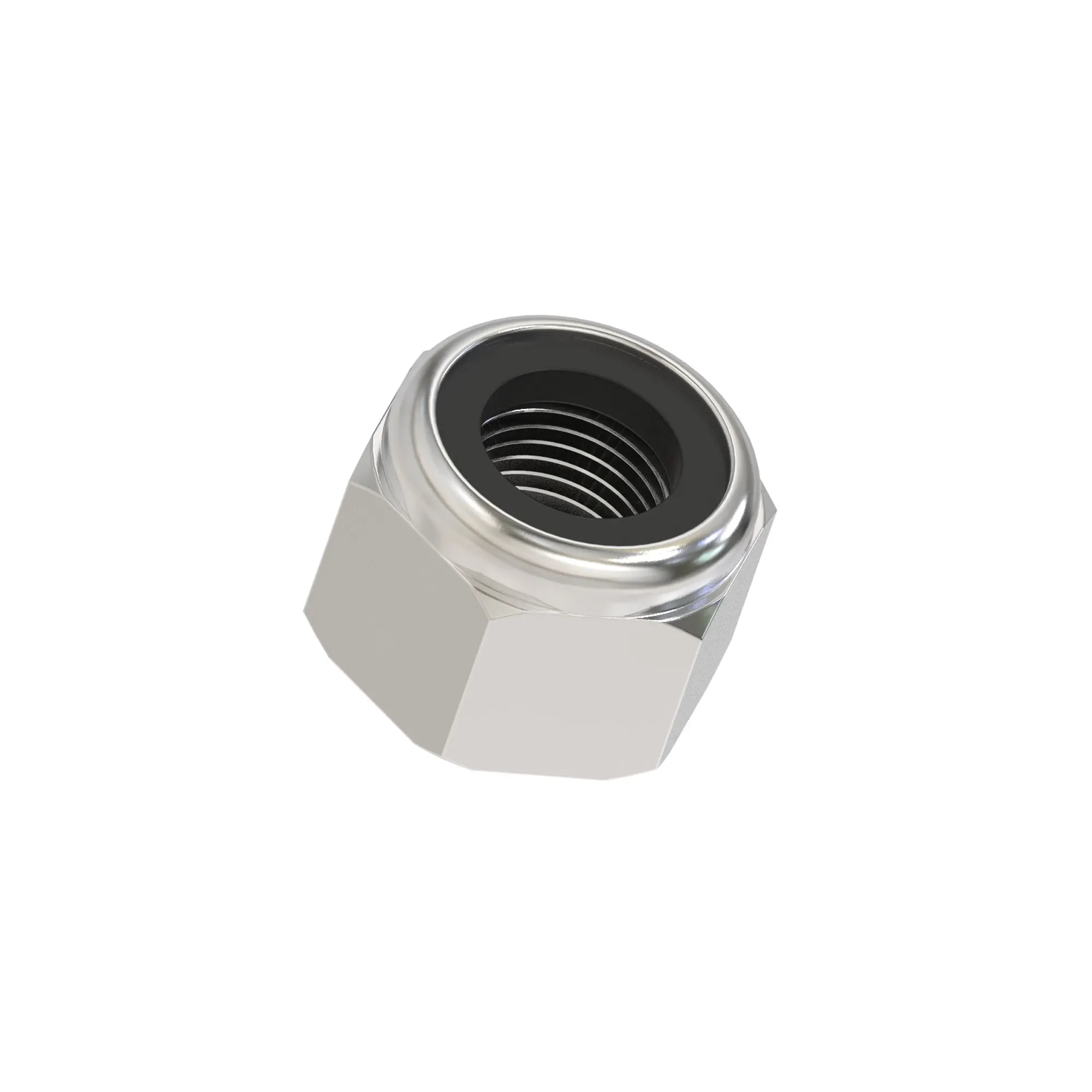 John Deere Hexagonal Lock Nut, 3/8" - M68954