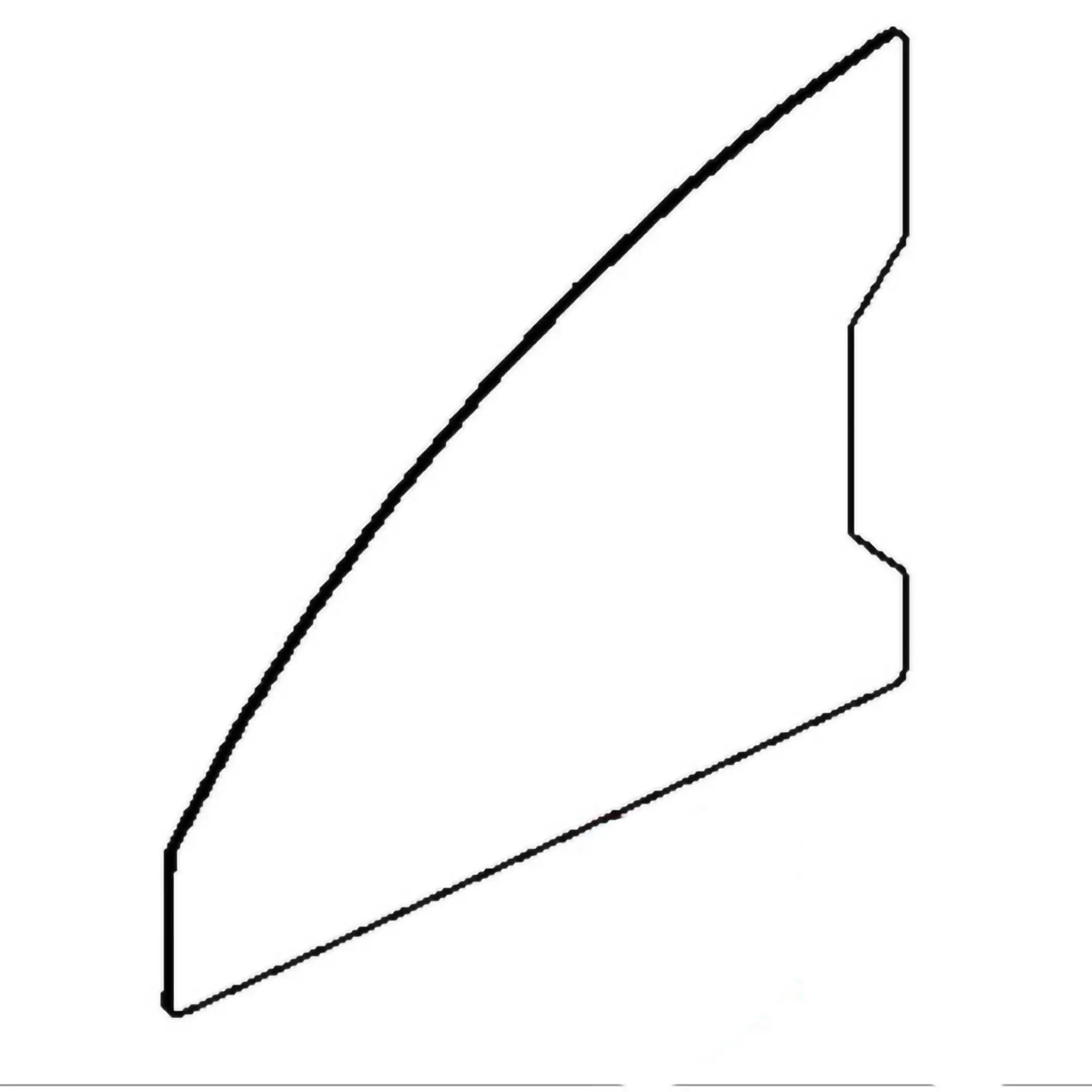 John Deere Glass Windshield - 4678936