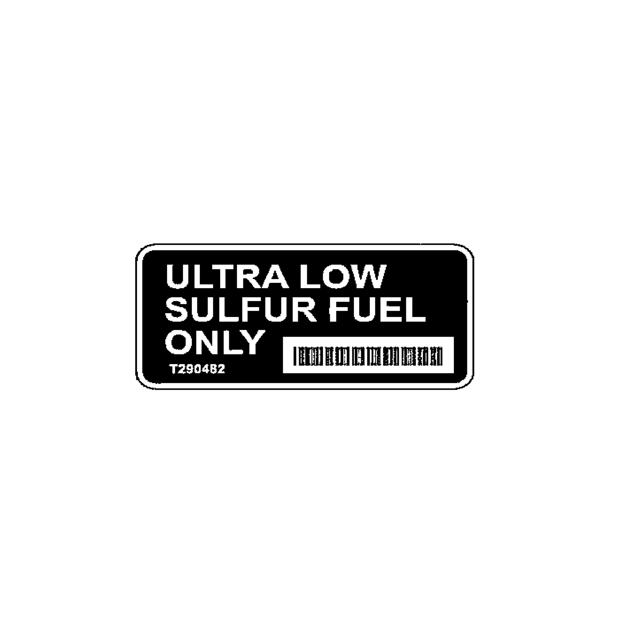 John Deere Fuel Inlet, Ultra Low Sulfur Label - T290482