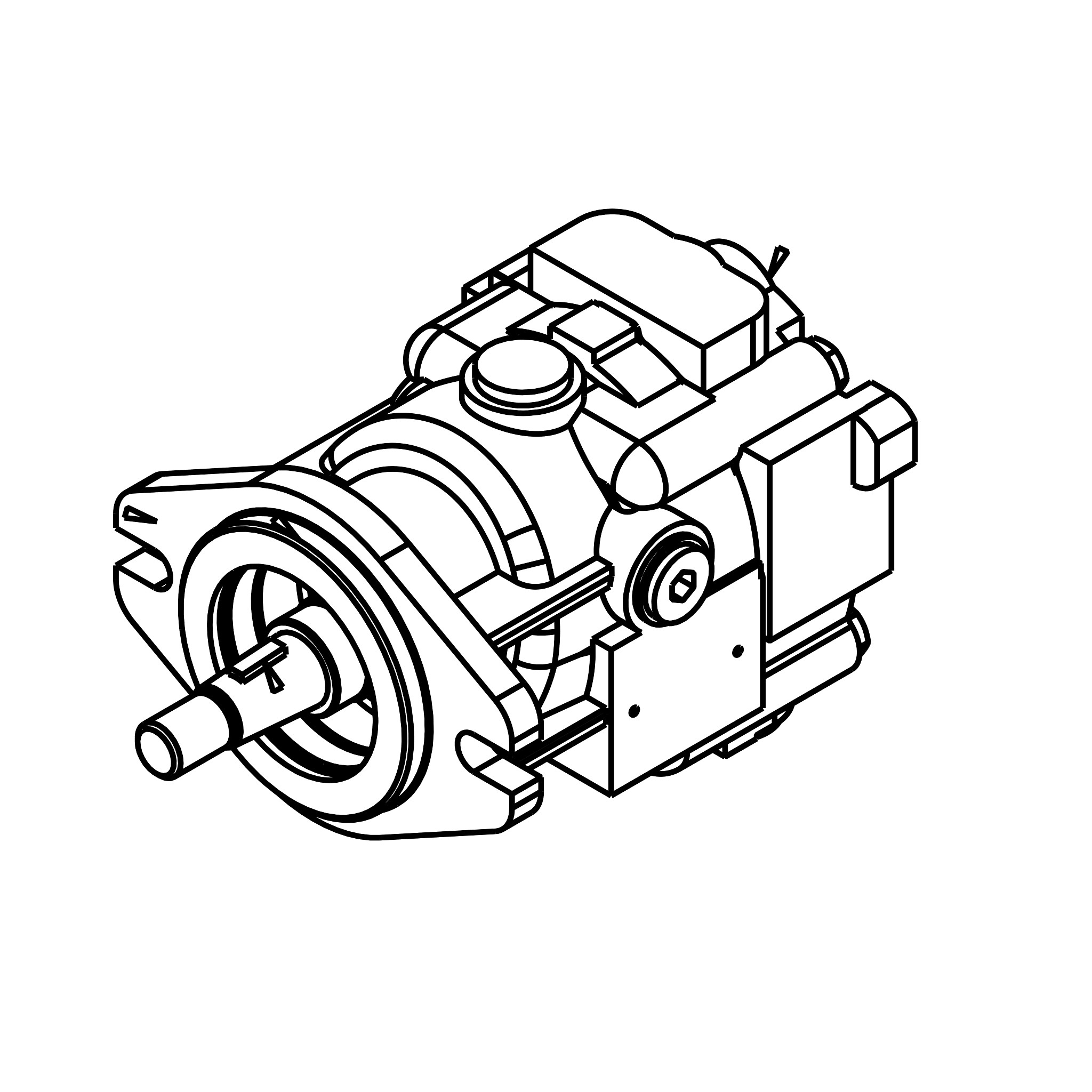 John Deere Hydraulic Motor - AFH209125