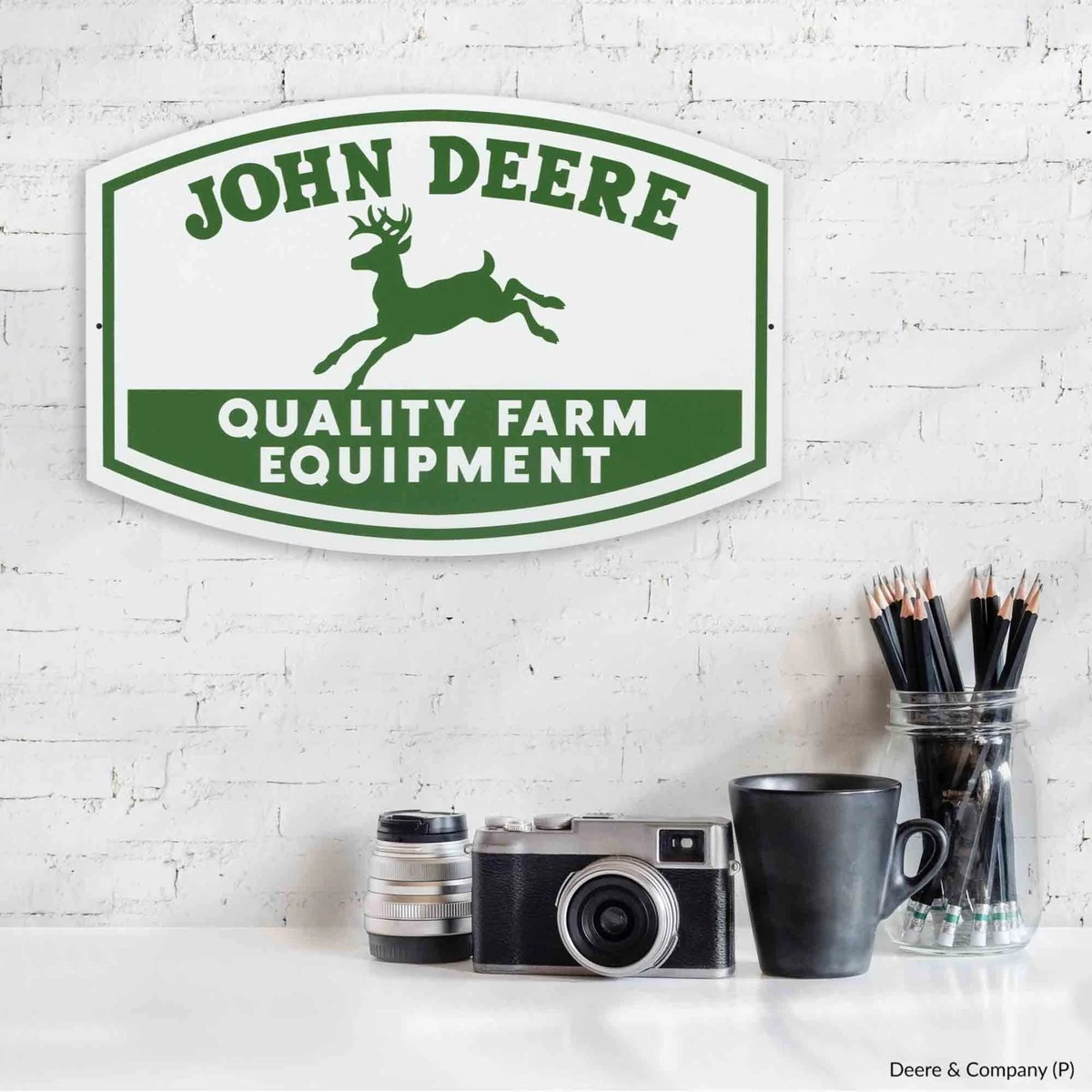 Farm Equipment Logo Metal Sign