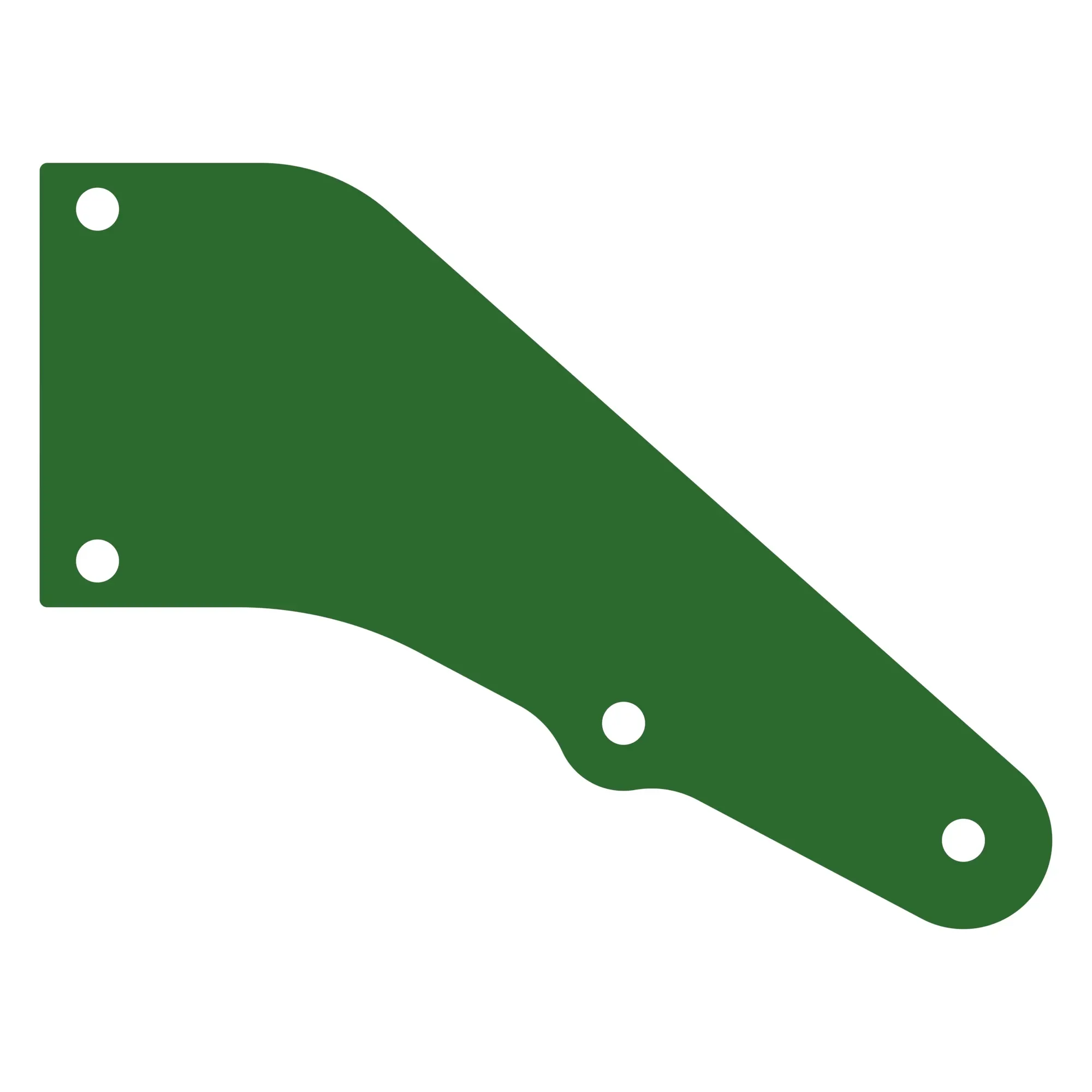 PLATE, UPPER DUCT, MNT (LH)