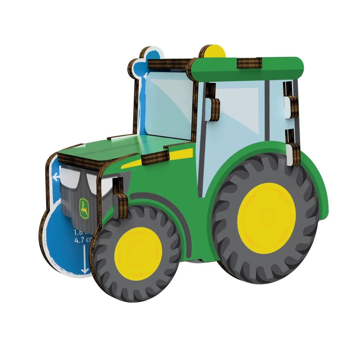 "Build it Blue Prints Tractor"