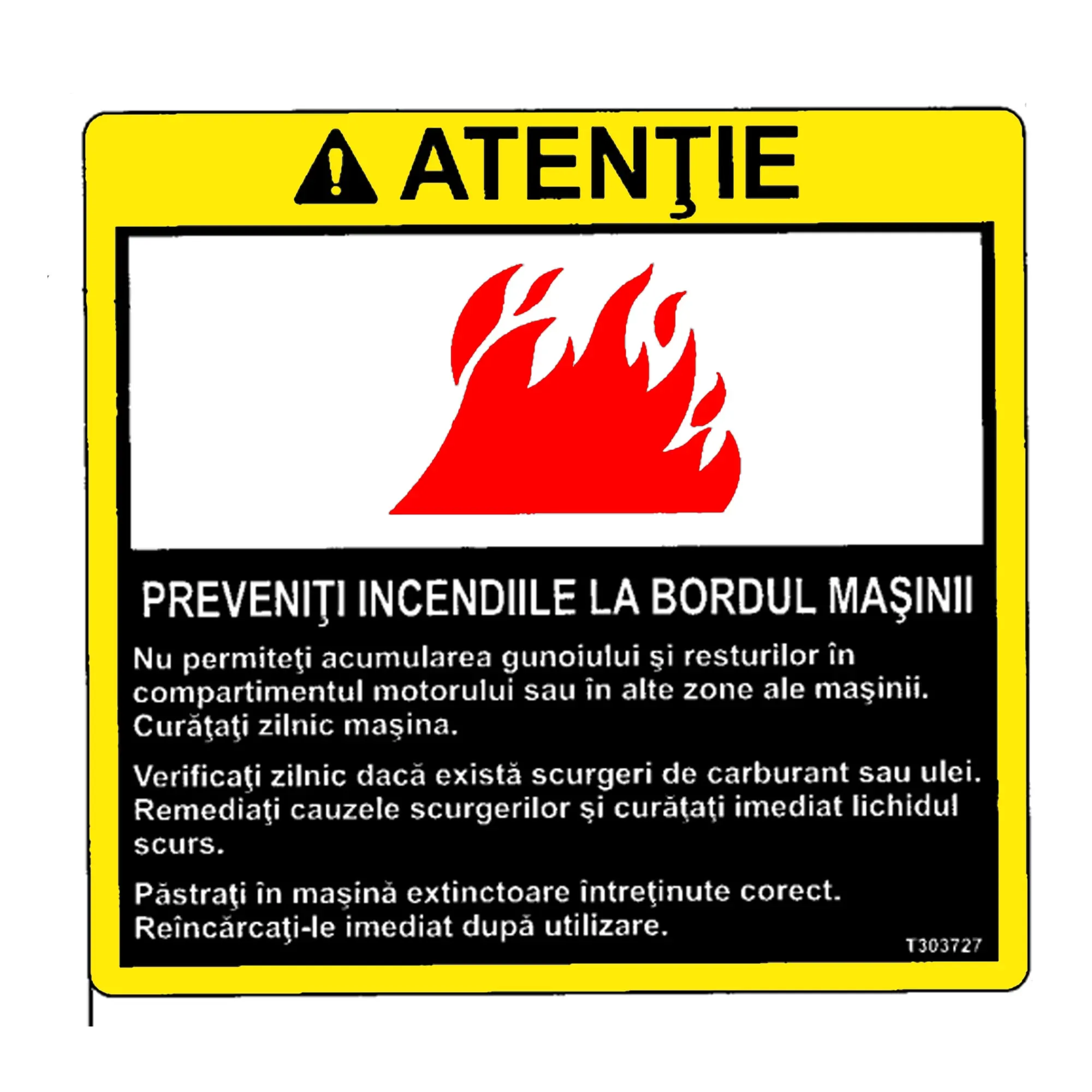Label, Fire Prevention