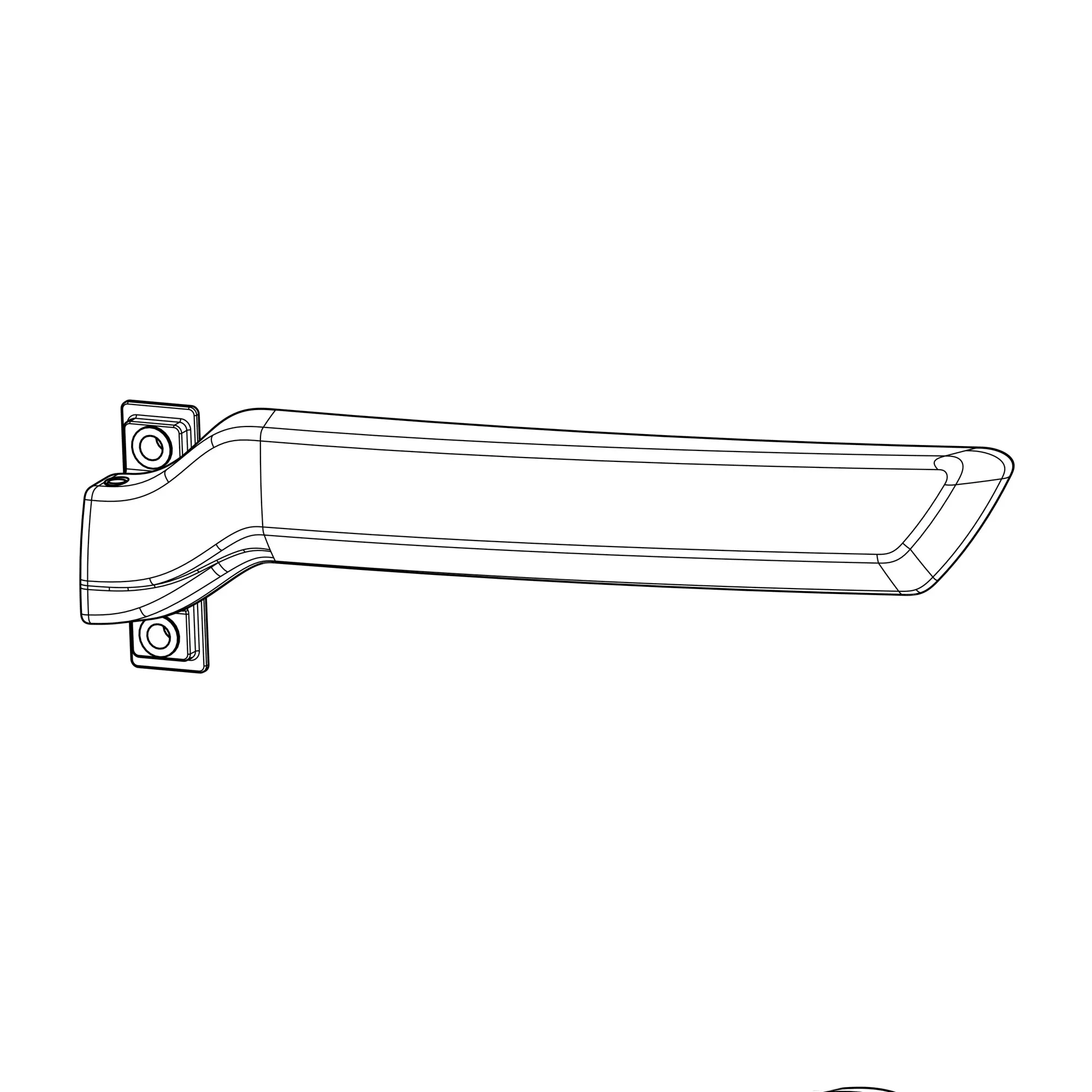 John Deere Right Side Upper Door Hinge - AL237041