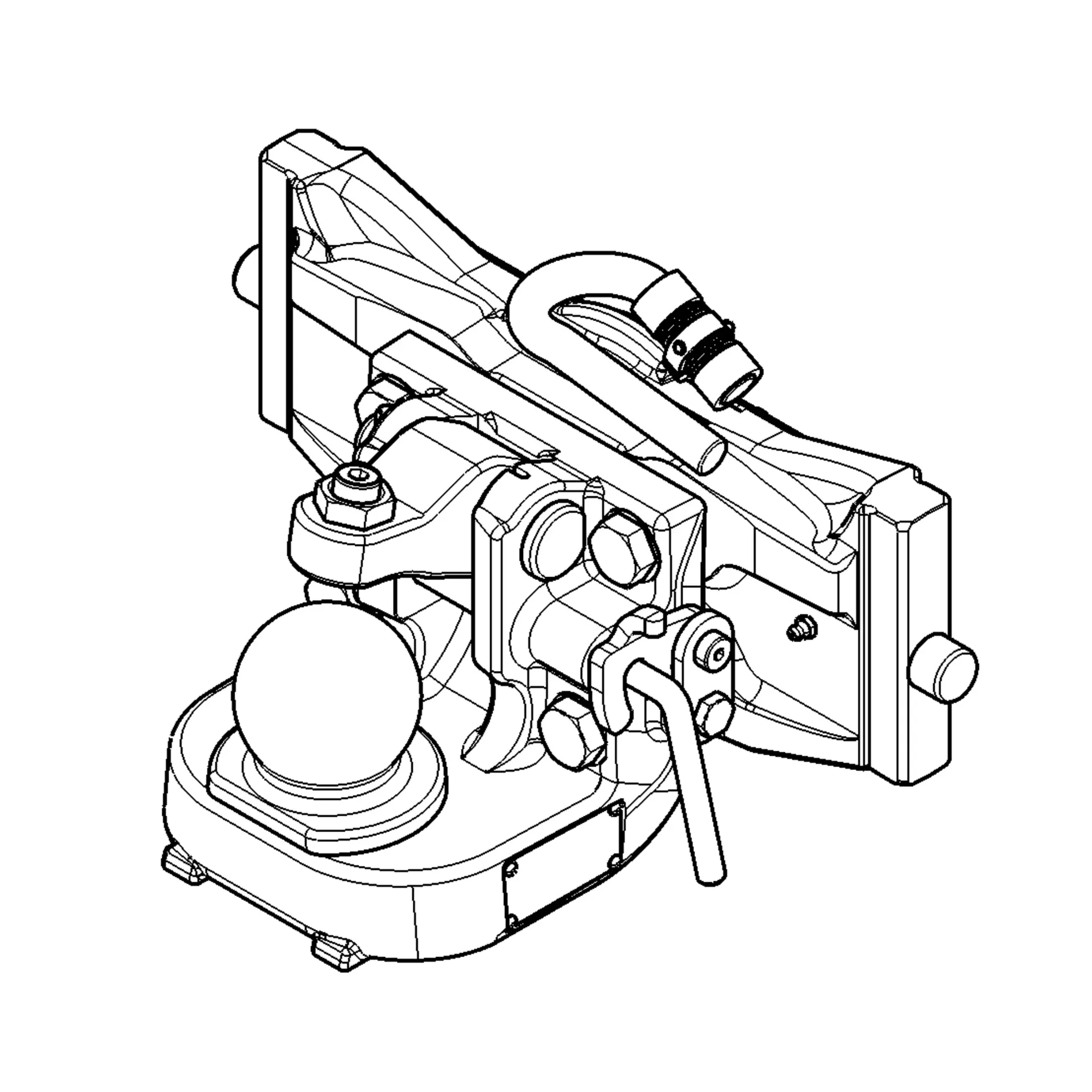 John Deere Ball Type Wagon Hitch - BL16081