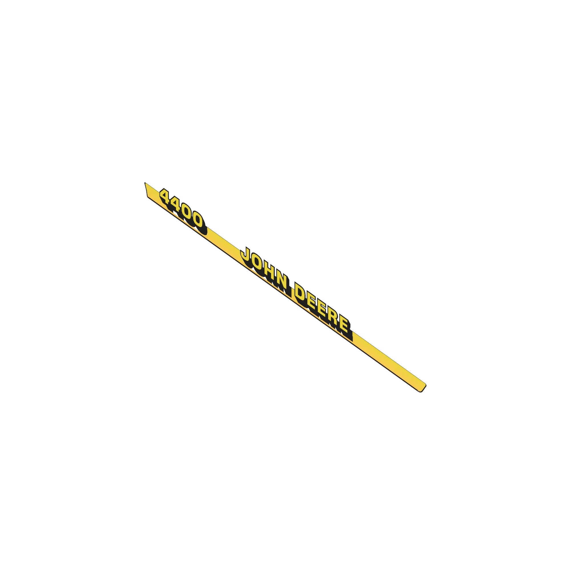 LABEL, '4400' LH SIDE STRIPE