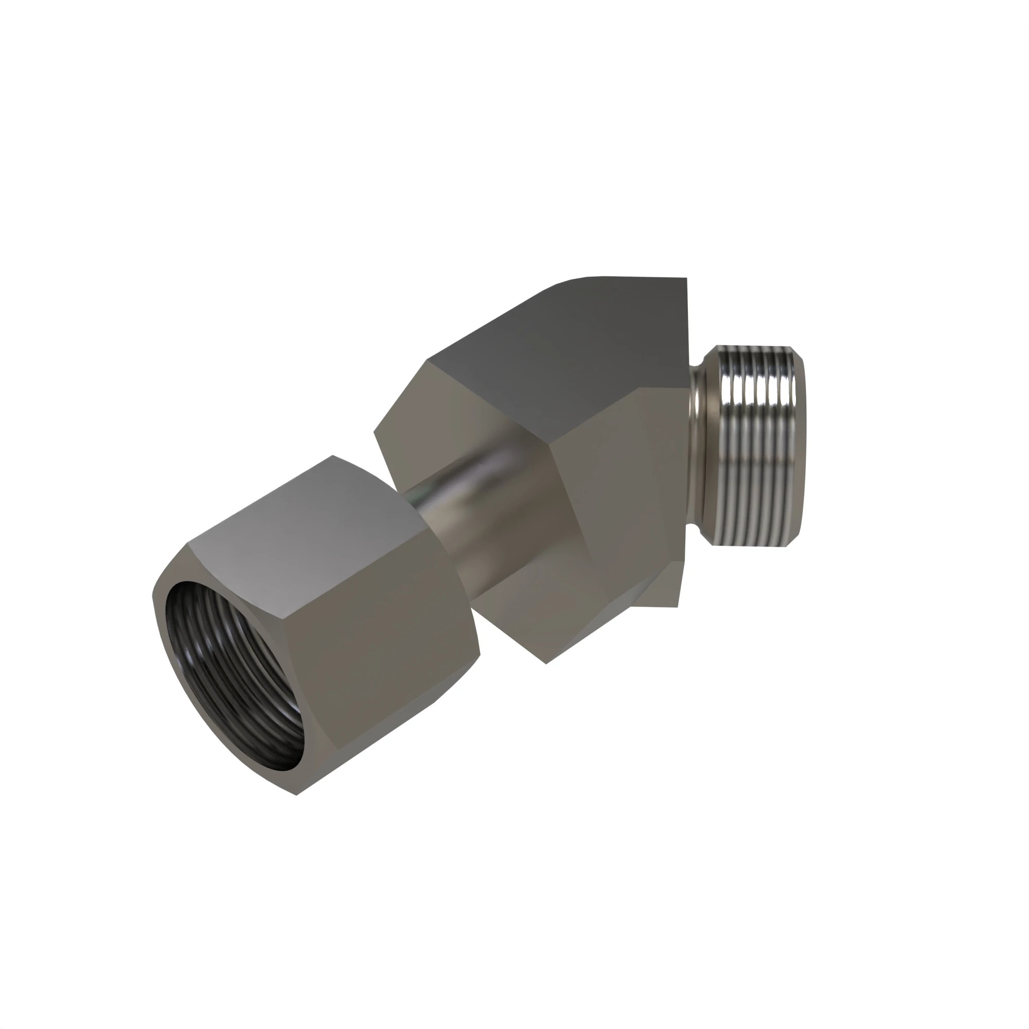 45 DEG SWIVEL ELBOW, ORFS (SWE45)