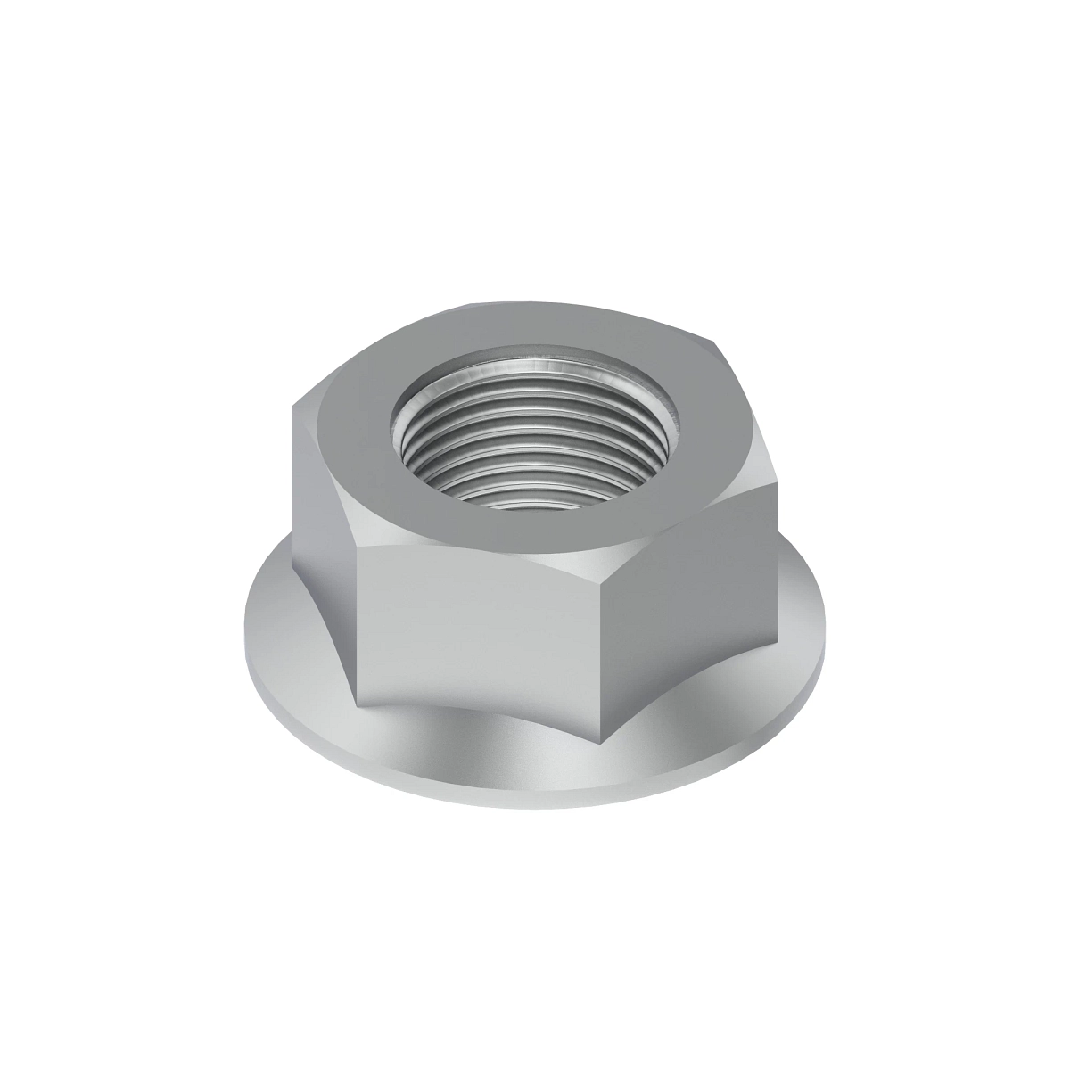 Nut, Hex Flange