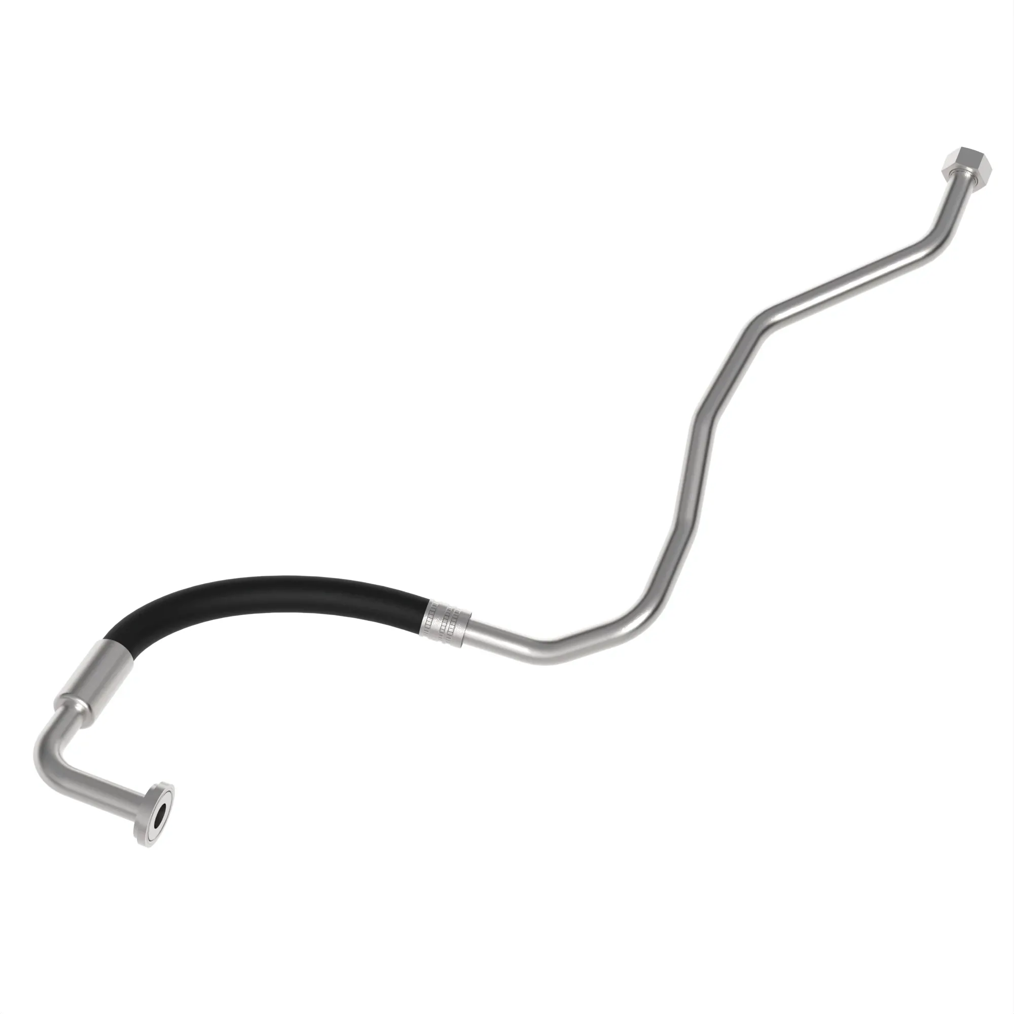 John Deere Cooler Bypass to Pump Inlet Hydraulic Hose - RE324499