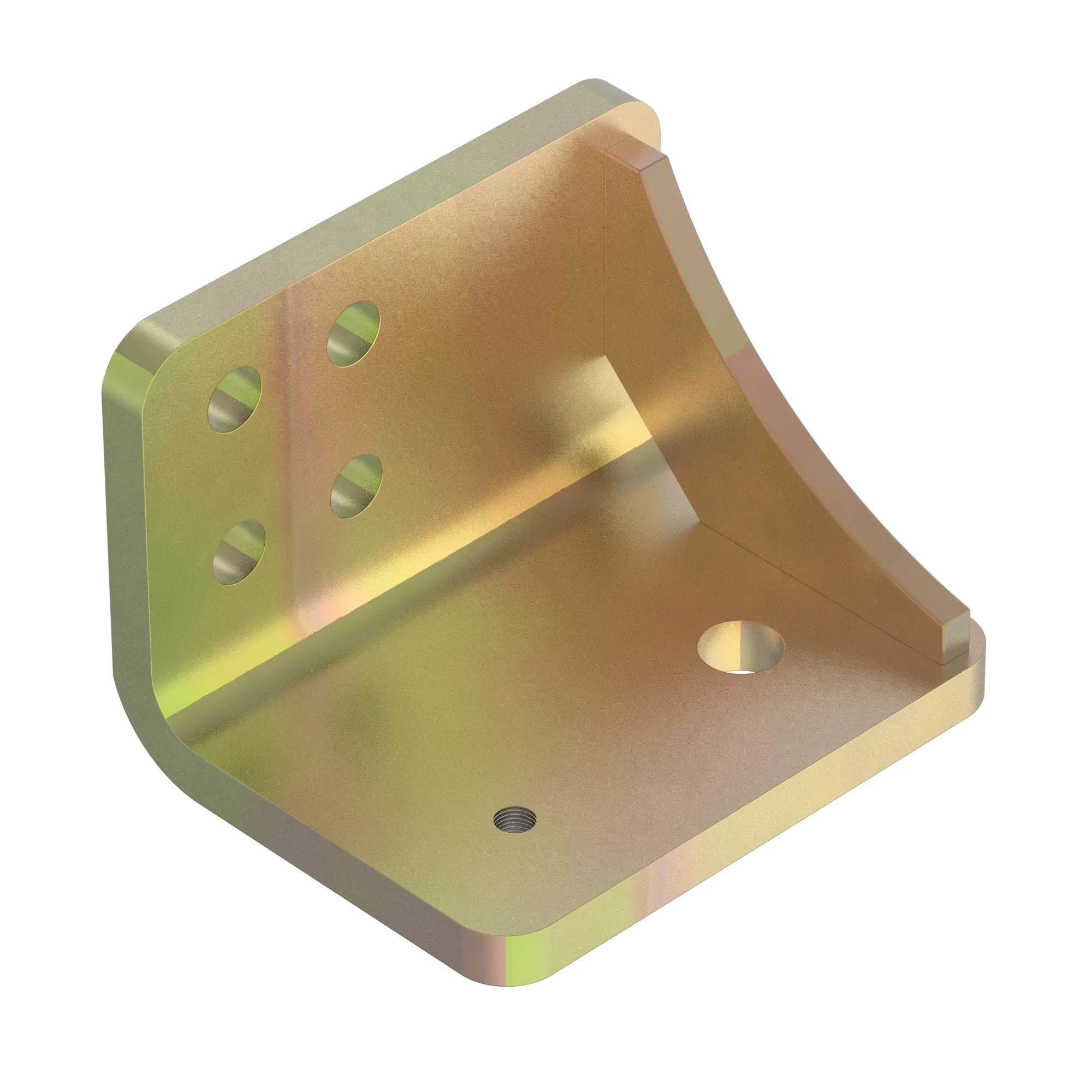 John Deere Engine Mounting and Isolator Bracket - F675066