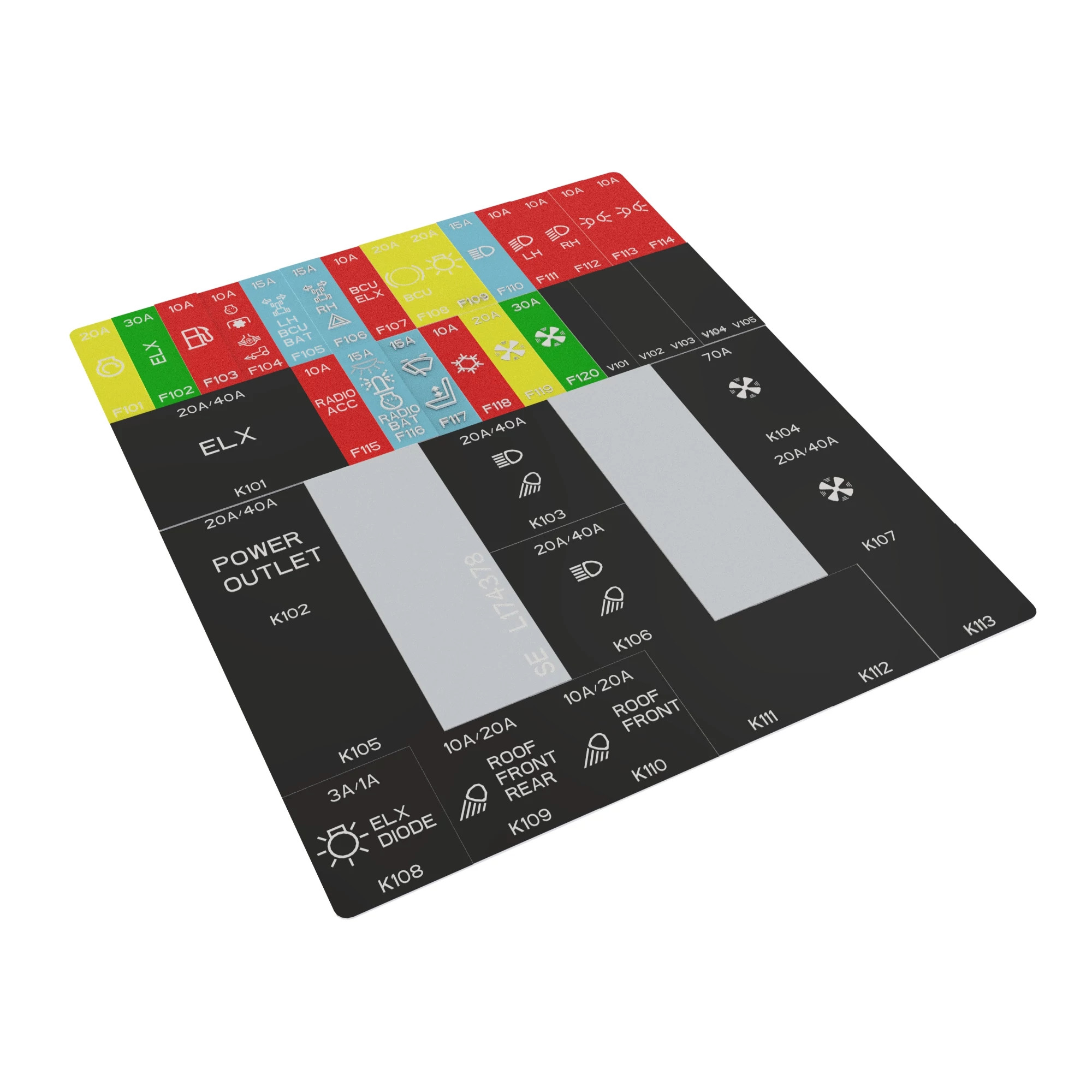 John Deere Cab Symbol Insert - L174378
