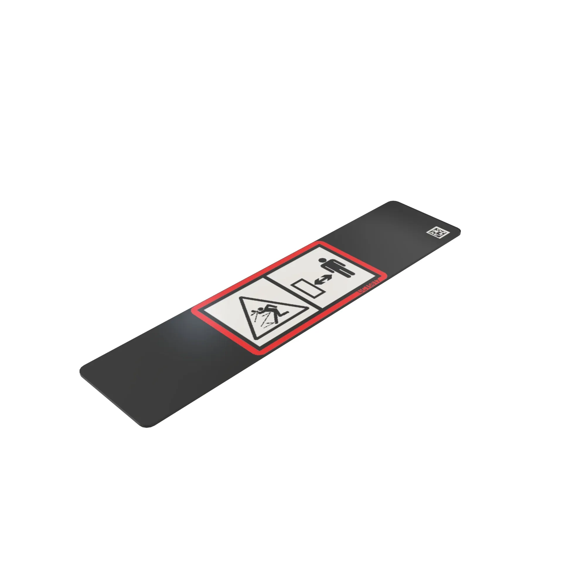 John Deere Deck Deflector Danger Label - UC15817