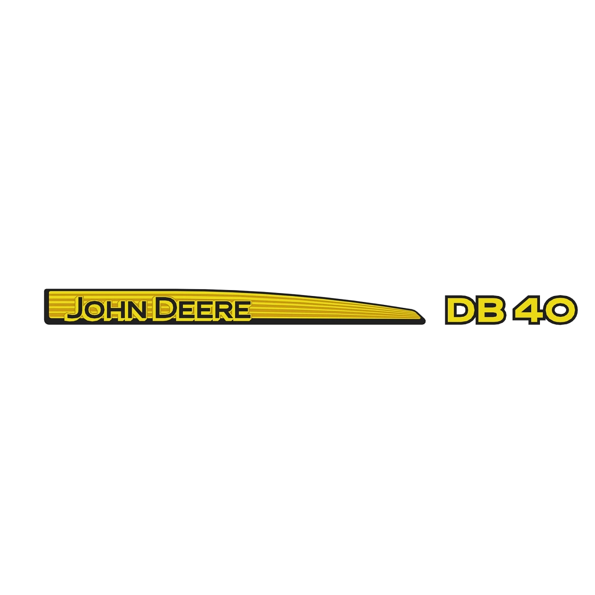 Label, DB40 Decal, RH