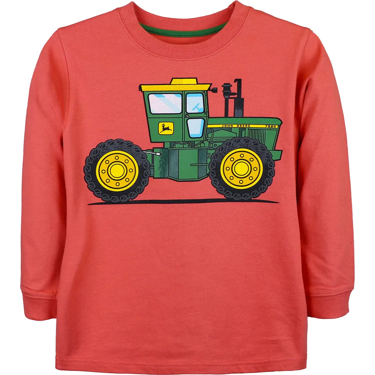 Kids Rustic Tractor Long Sleeve T-Shirt